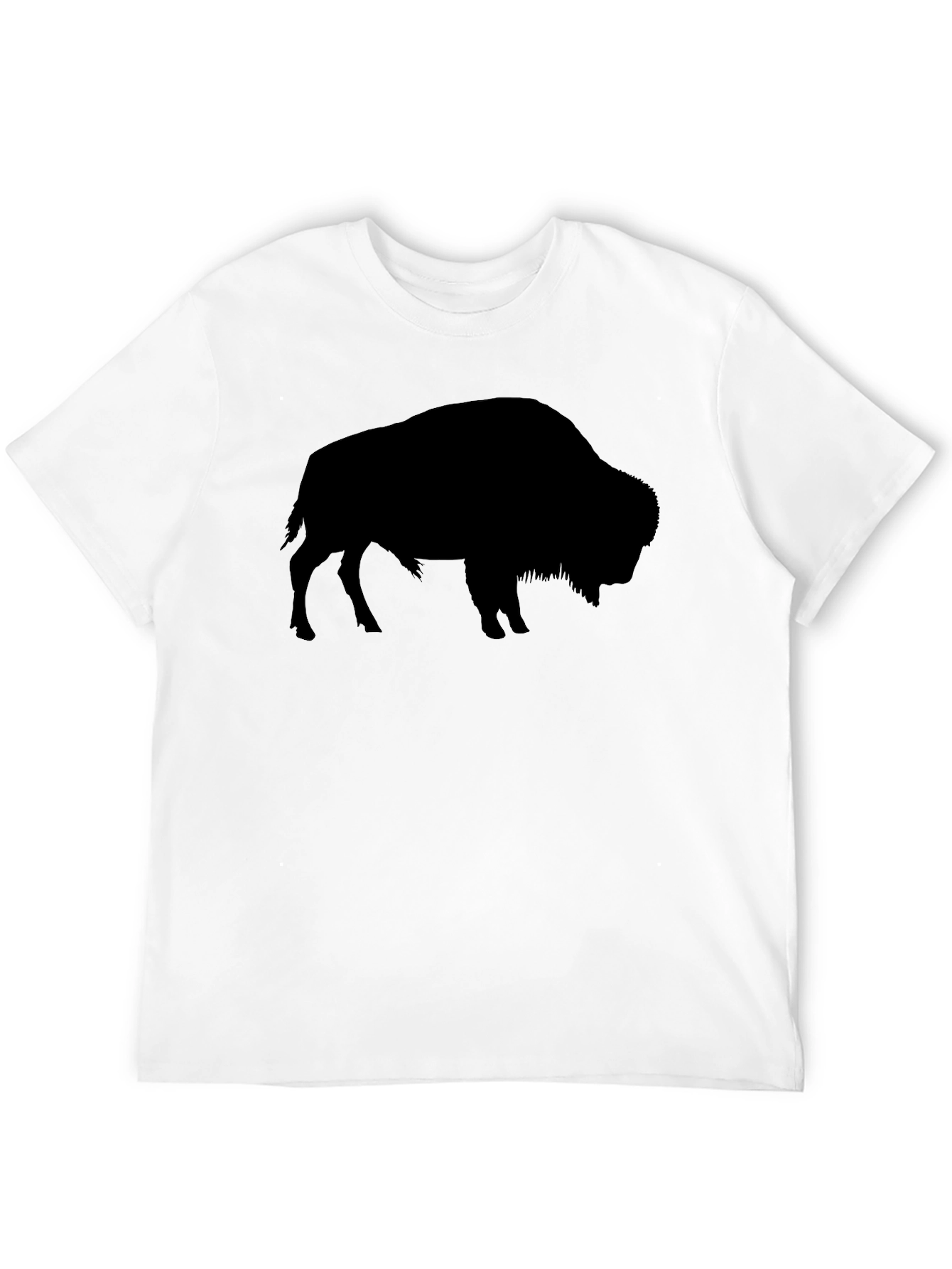 Black Black Bison Graphic Tee - Wildlife Inspired Shirt view 12