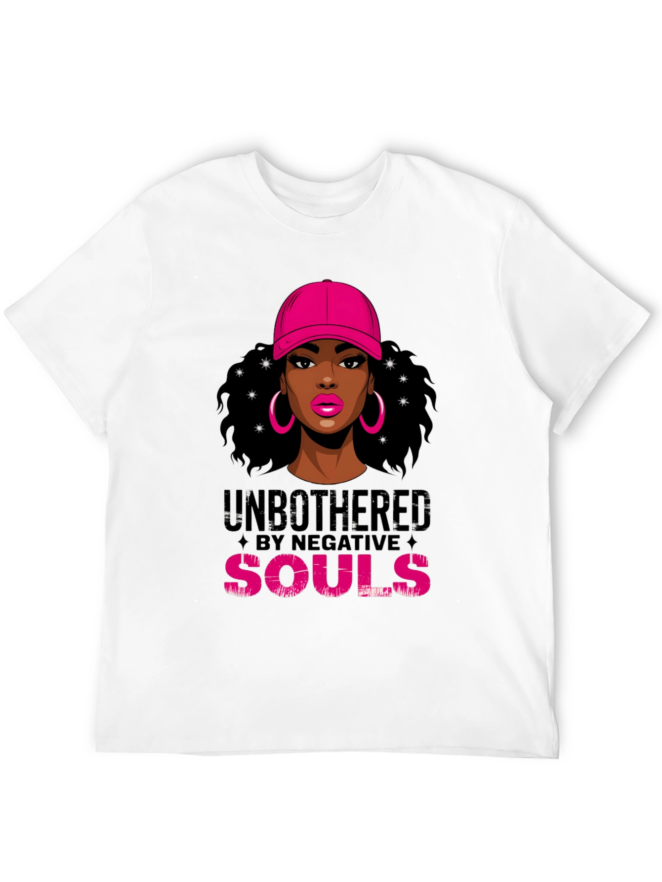 Black Unbothered Graphic Tee - Stylish Women's T-Shirt view 12