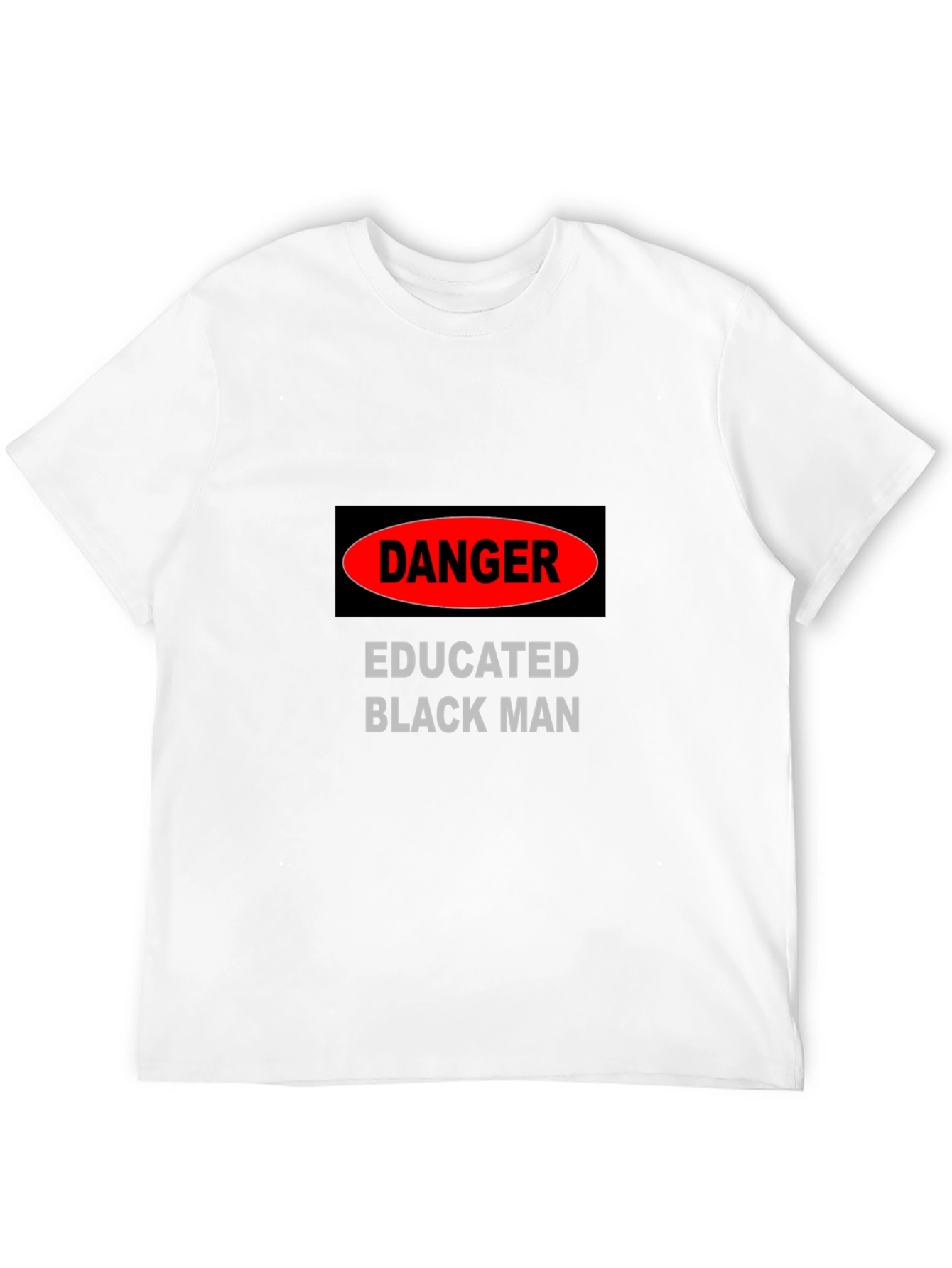 Black Danger Educated Black Man Graphic Tee view 12