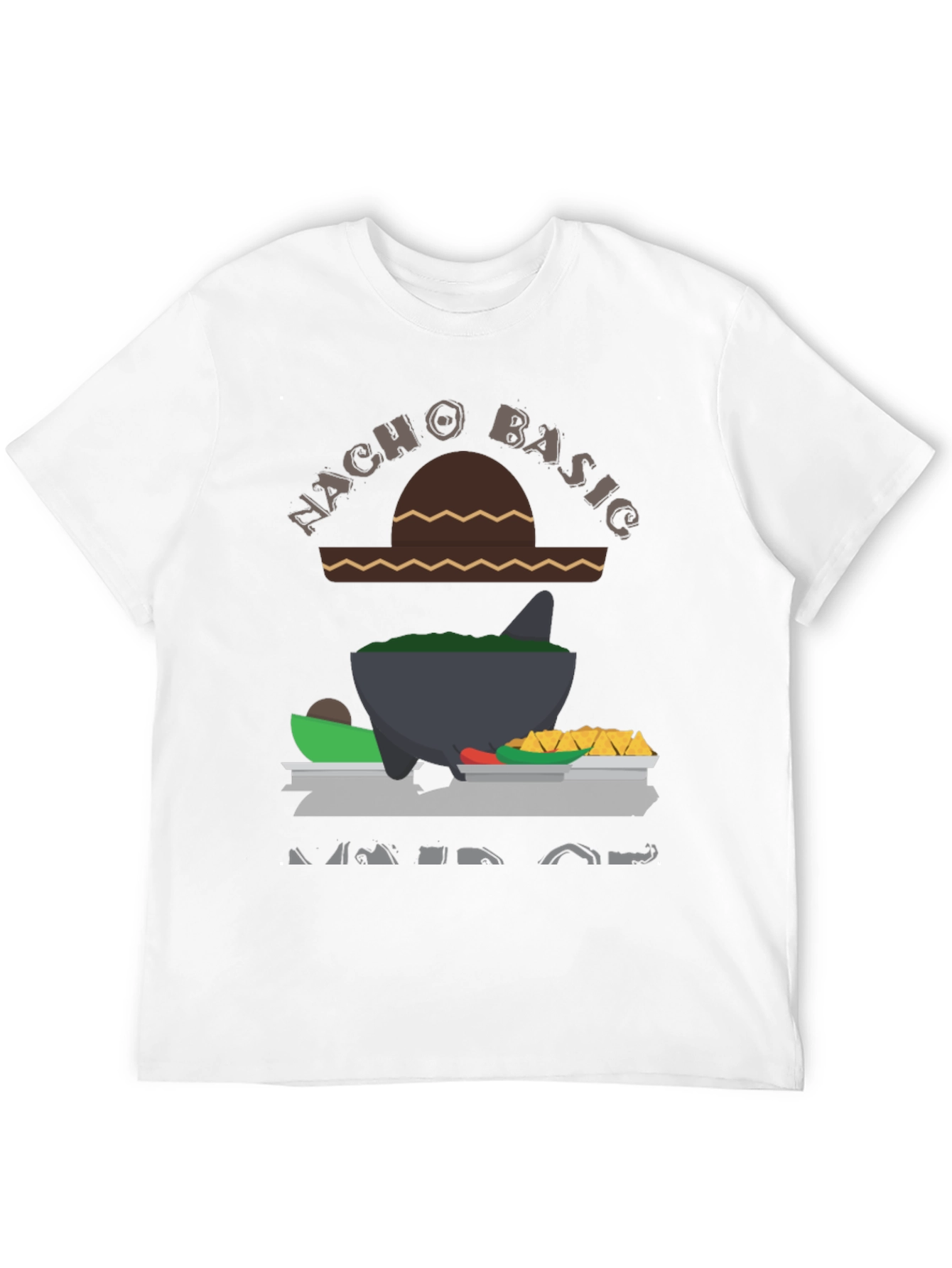 Black Nacho Basic Graphic T-Shirt view 12