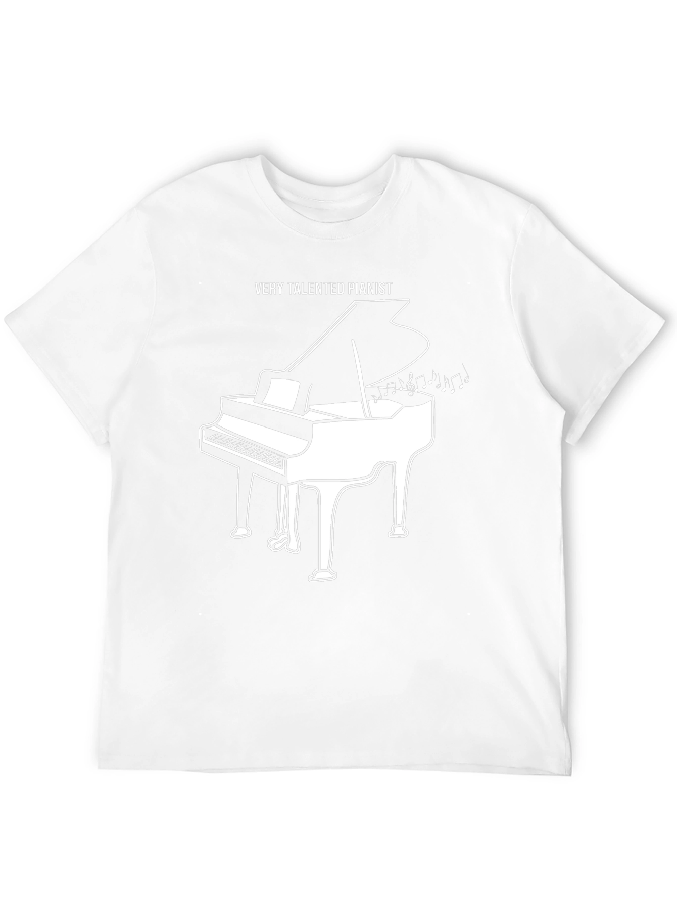 Black Very Talented Pianist Graphic T-Shirt view 12