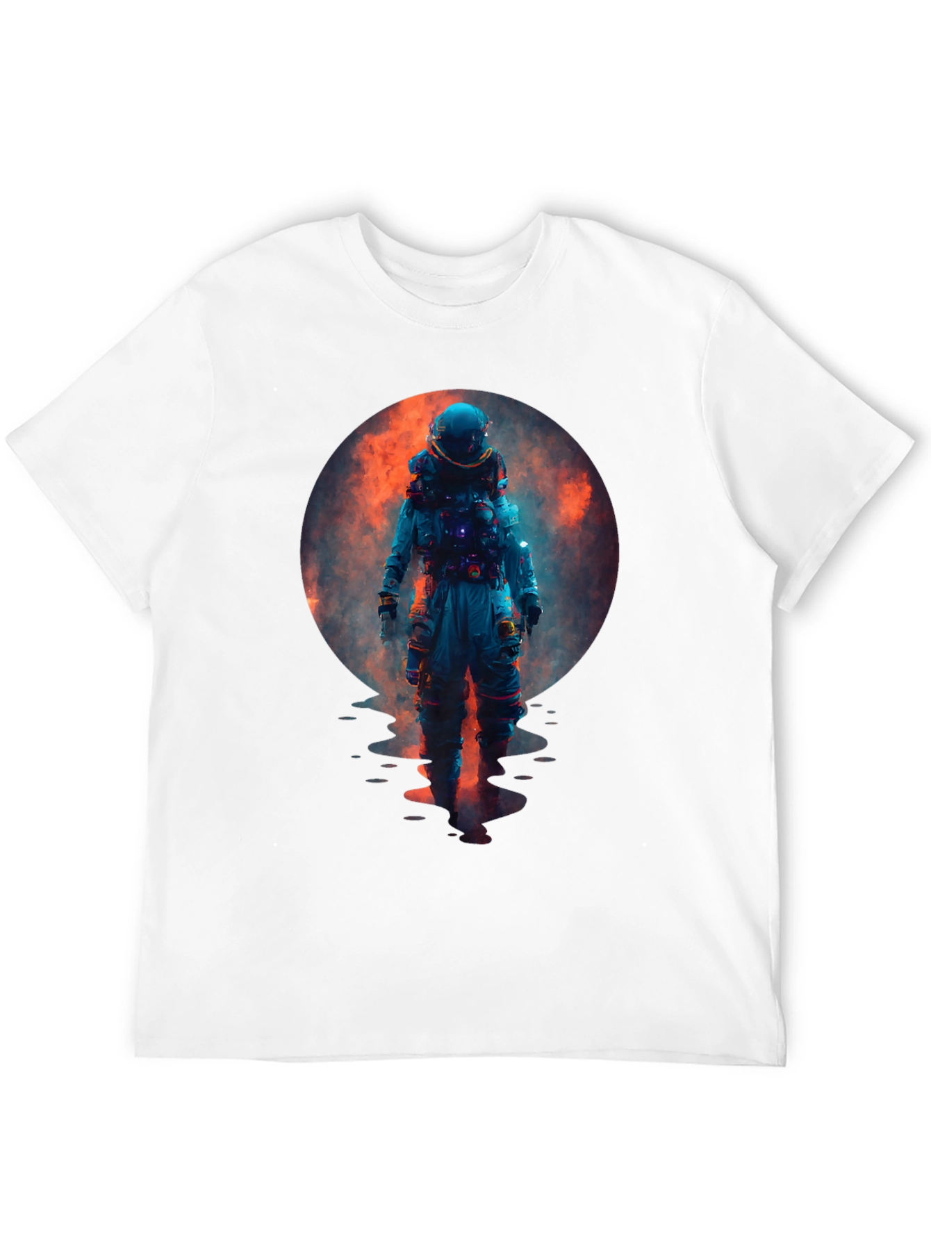 Black Astronaut Graphic Tee - Galaxy Dreamin' T-Shirt view 12