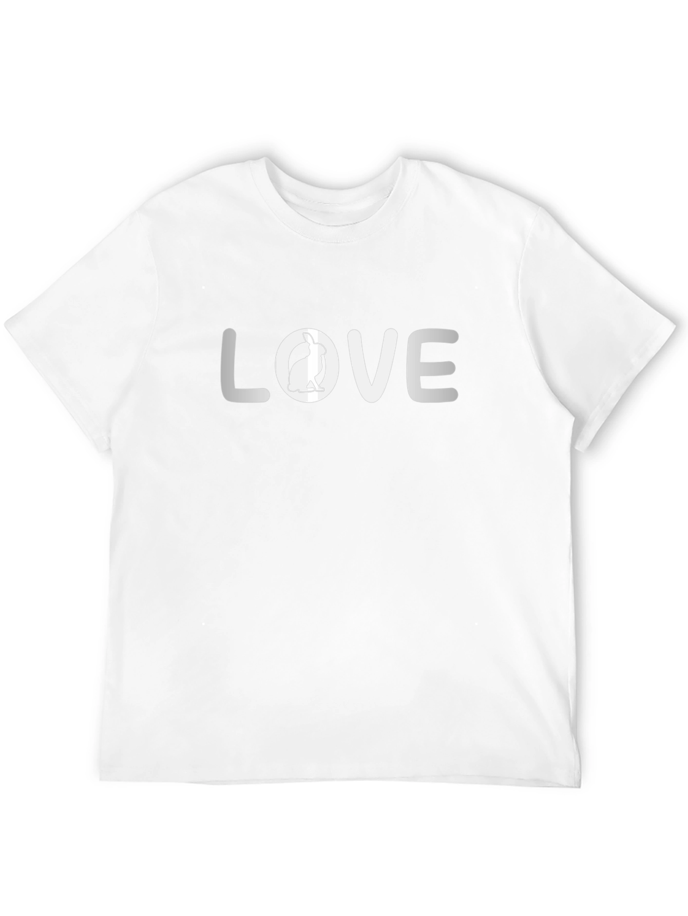 Black LOVE Rabbit T-Shirt view 12