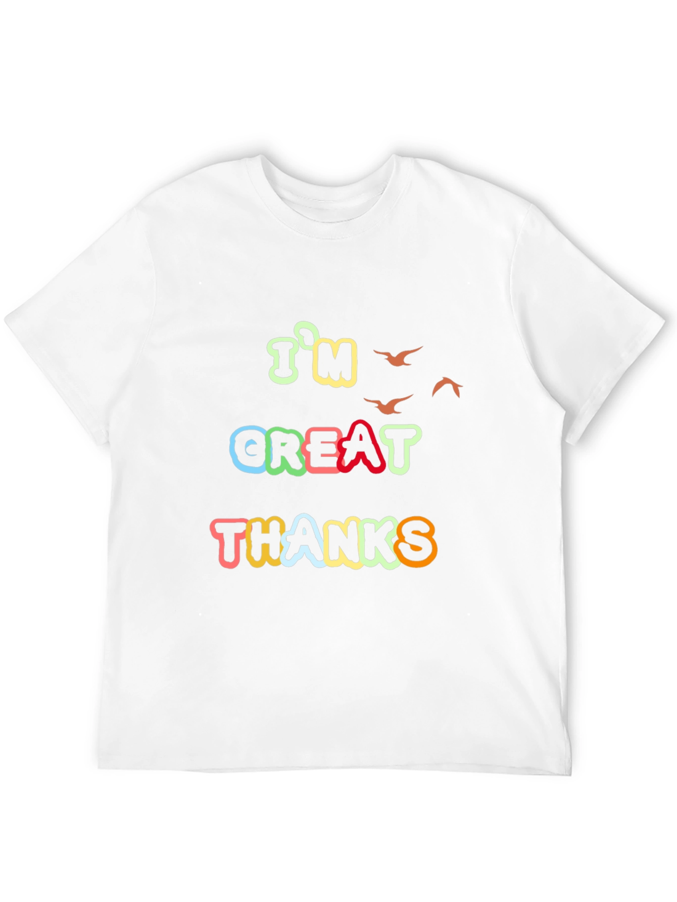 Black I'm Great Thanks Graphic Tee view 12