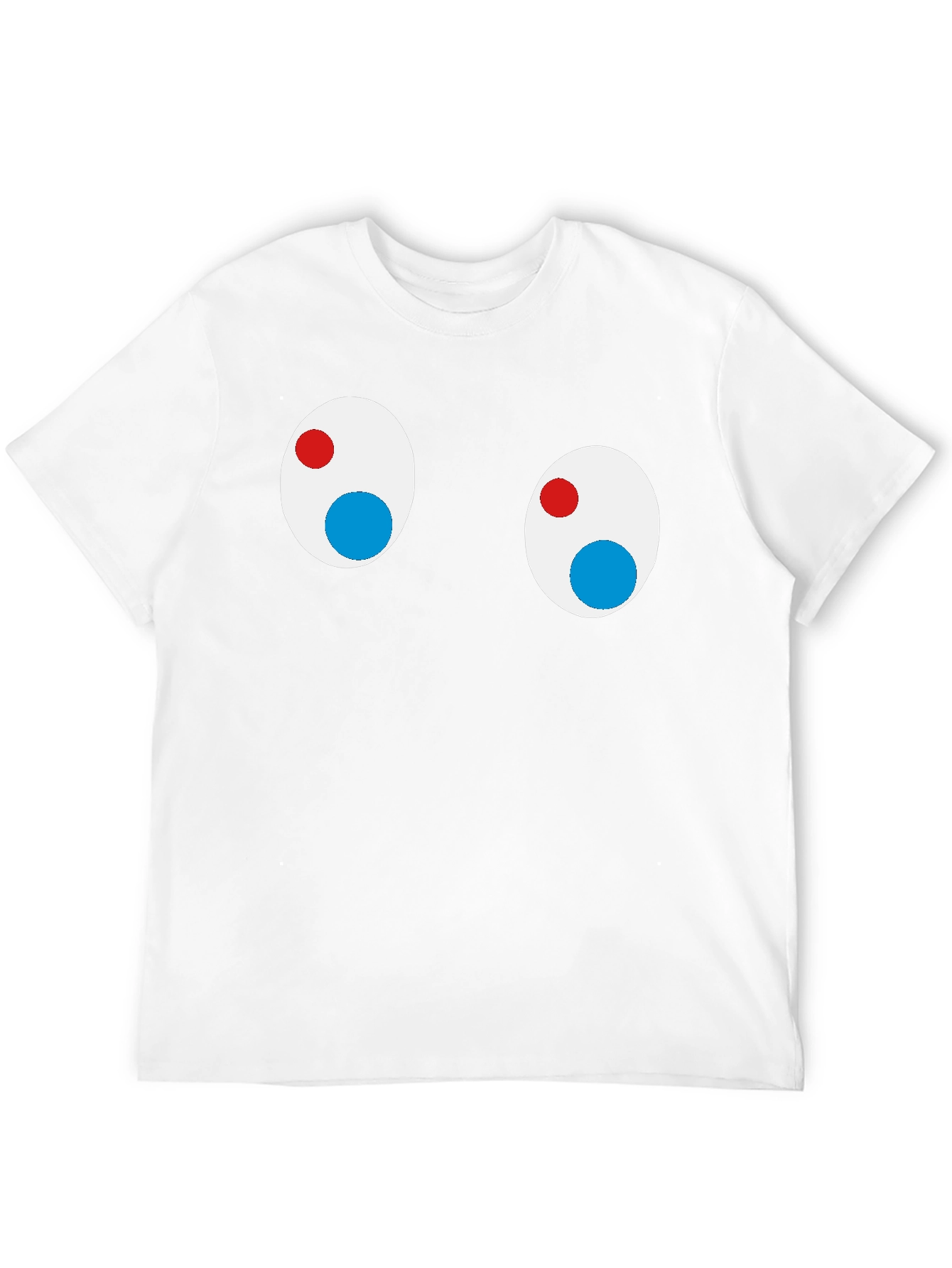 Black Funny Googly Eyes Black T-Shirt view 12