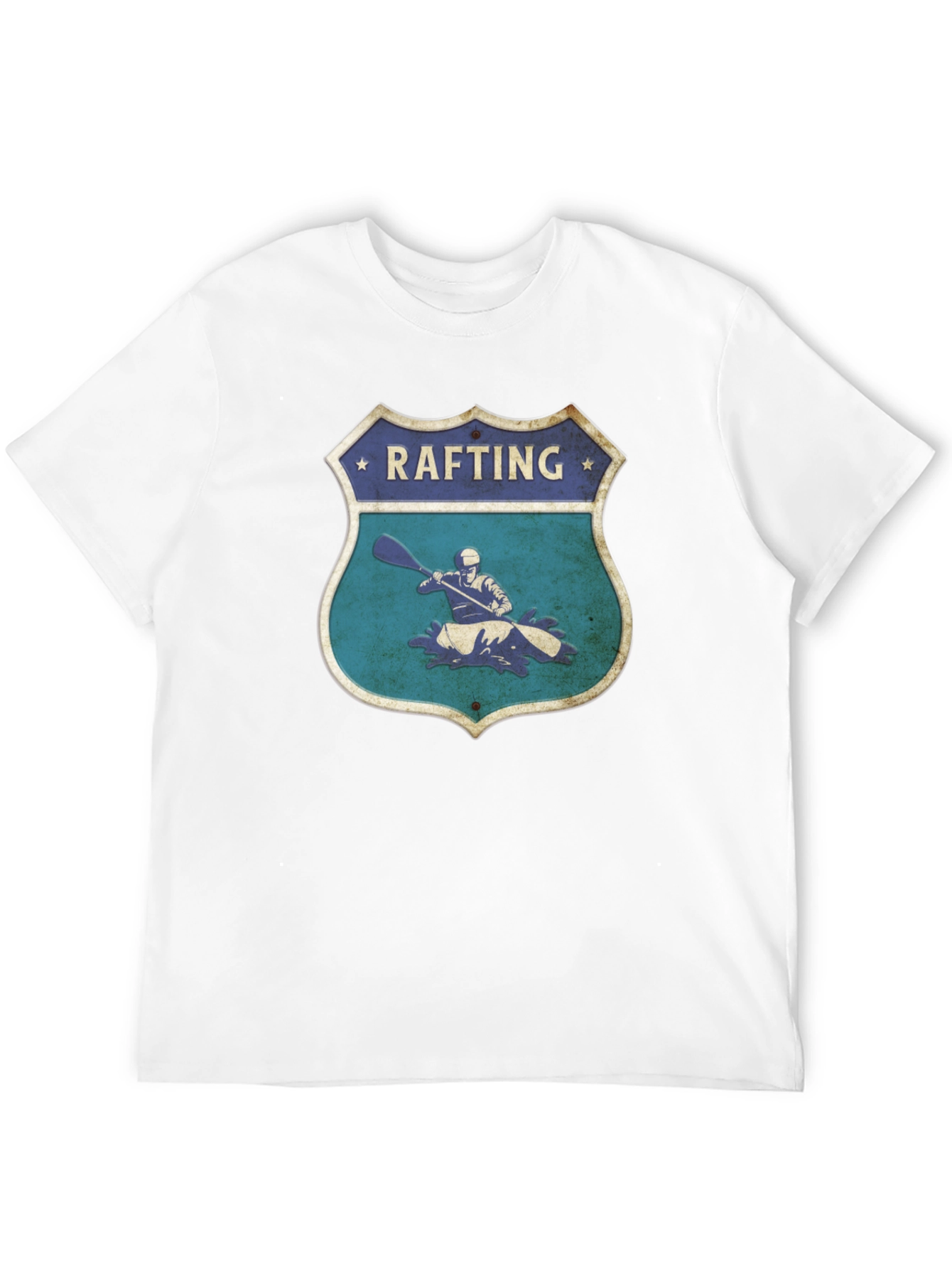 Black Rafting Adventure T-Shirt - Outdoor Thrills view 12