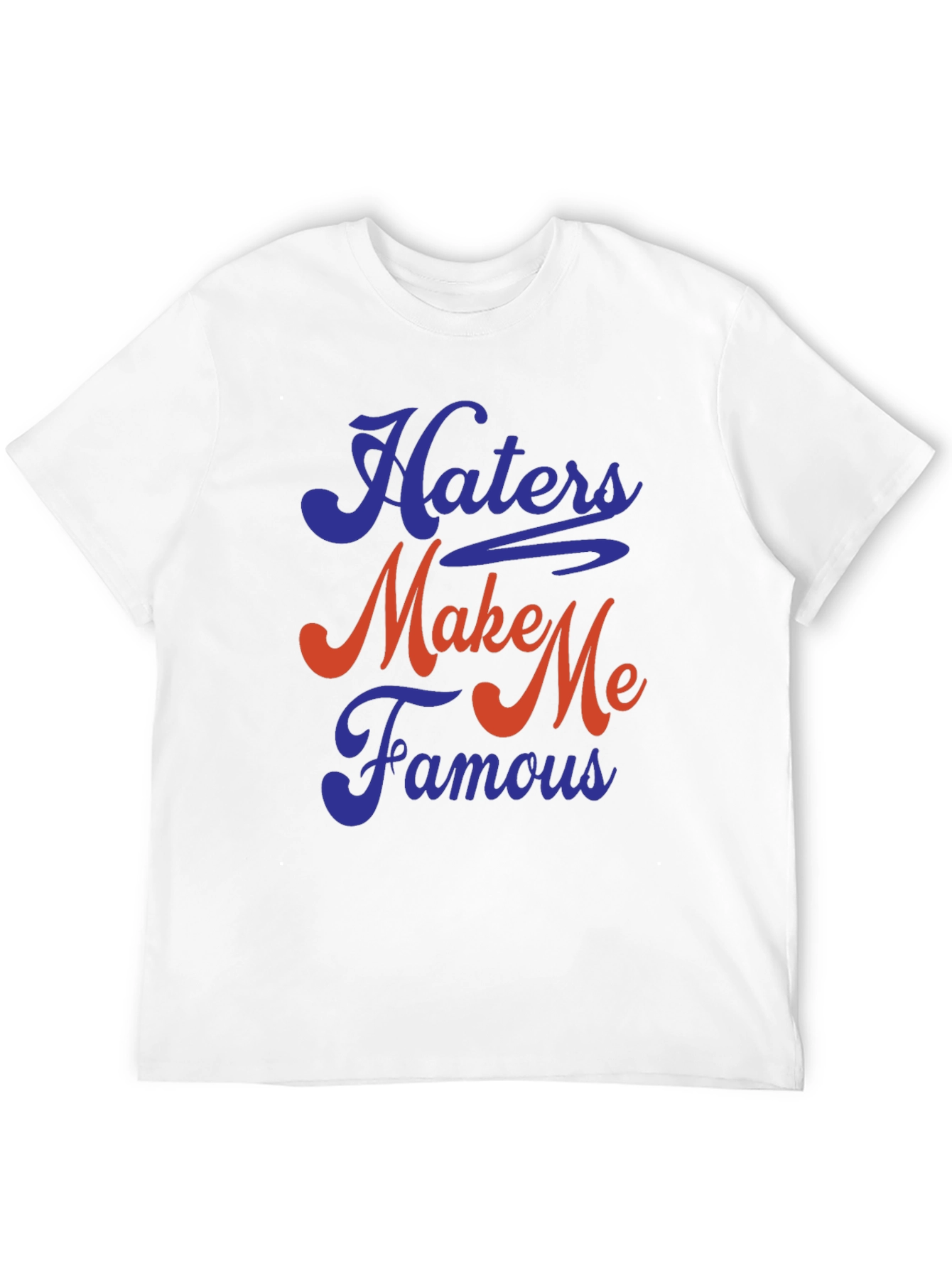 Black Haters Make Me Famous Graphic Tee - Soft Cotton Blend view 12