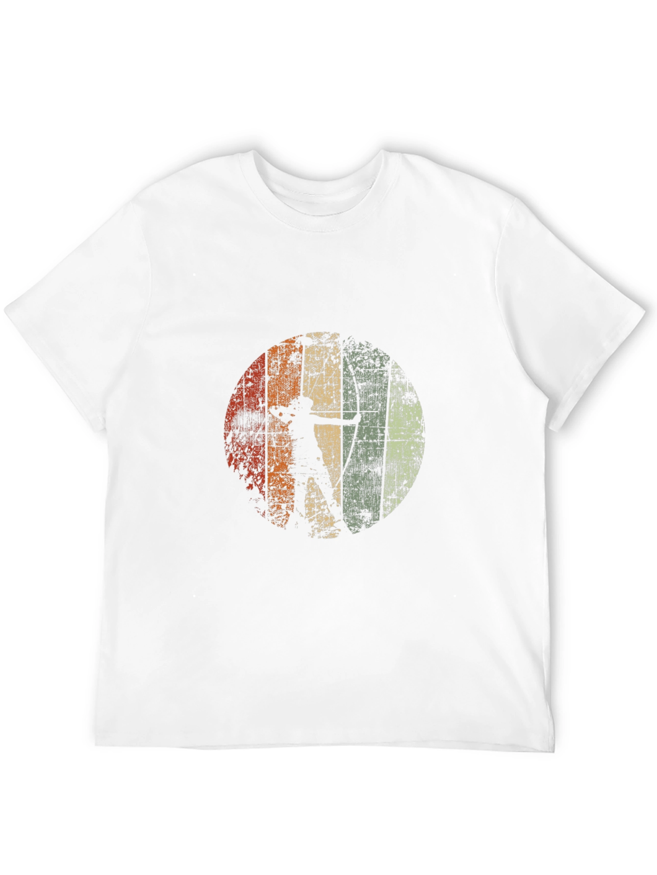 Black Archery Silhouette Graphic Tee - Vintage Style view 12