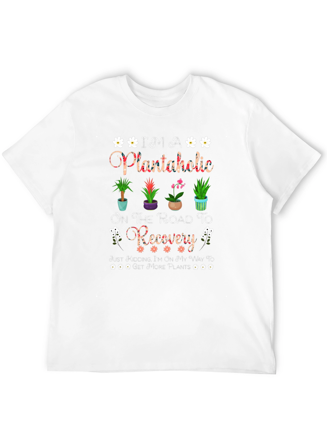 Black Plantaholic T-Shirt - Funny Plant Lover Tee view 12