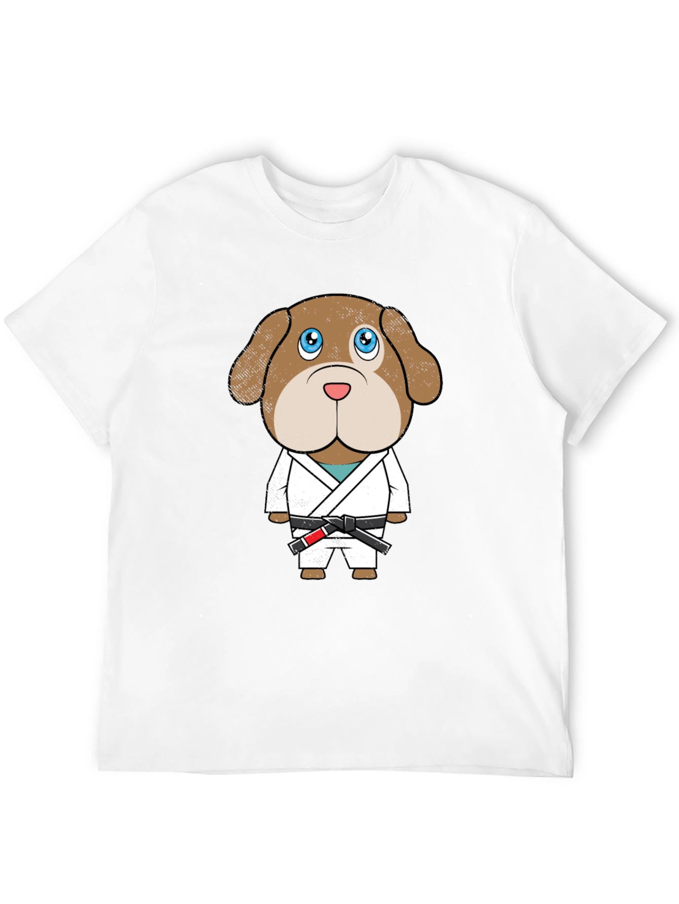 Black Dog Jiu Jitsu T-Shirt - Cartoon Graphic Tee view 12