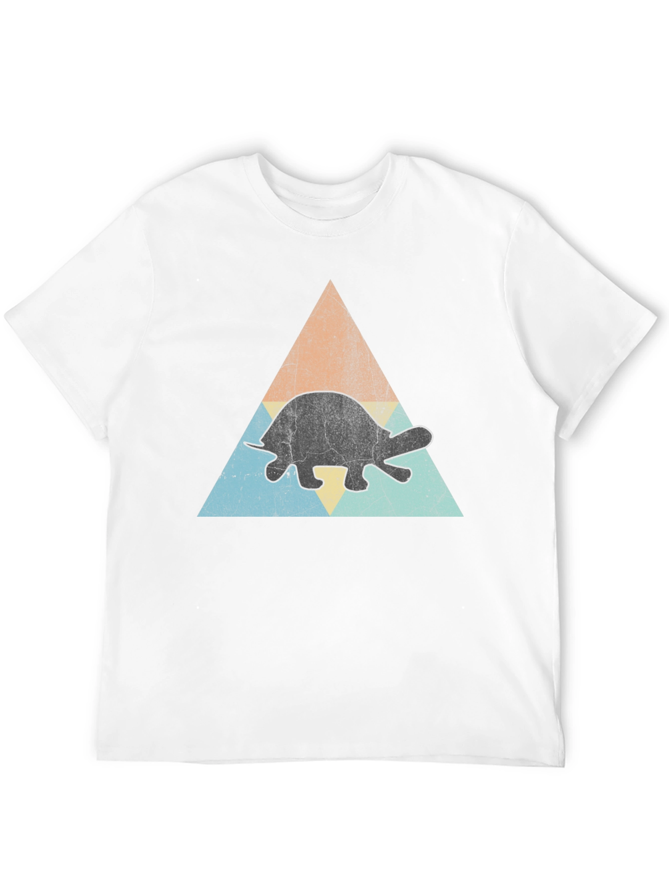 Black Retro Turtle Graphic T-Shirt - Cool Vintage Style view 12