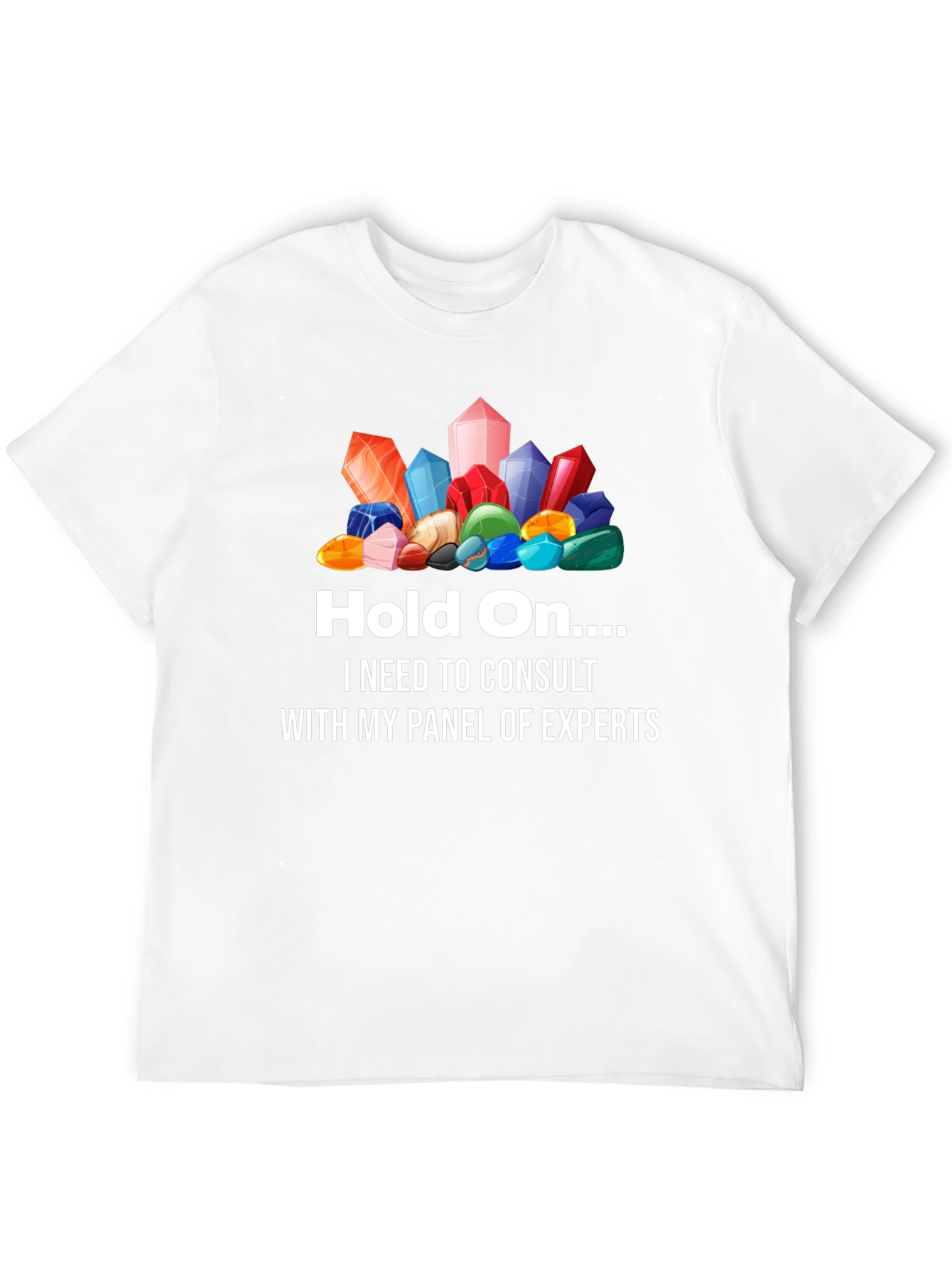 Black Crystals Graphic T-Shirt - Hold On... Expert Panel view 12