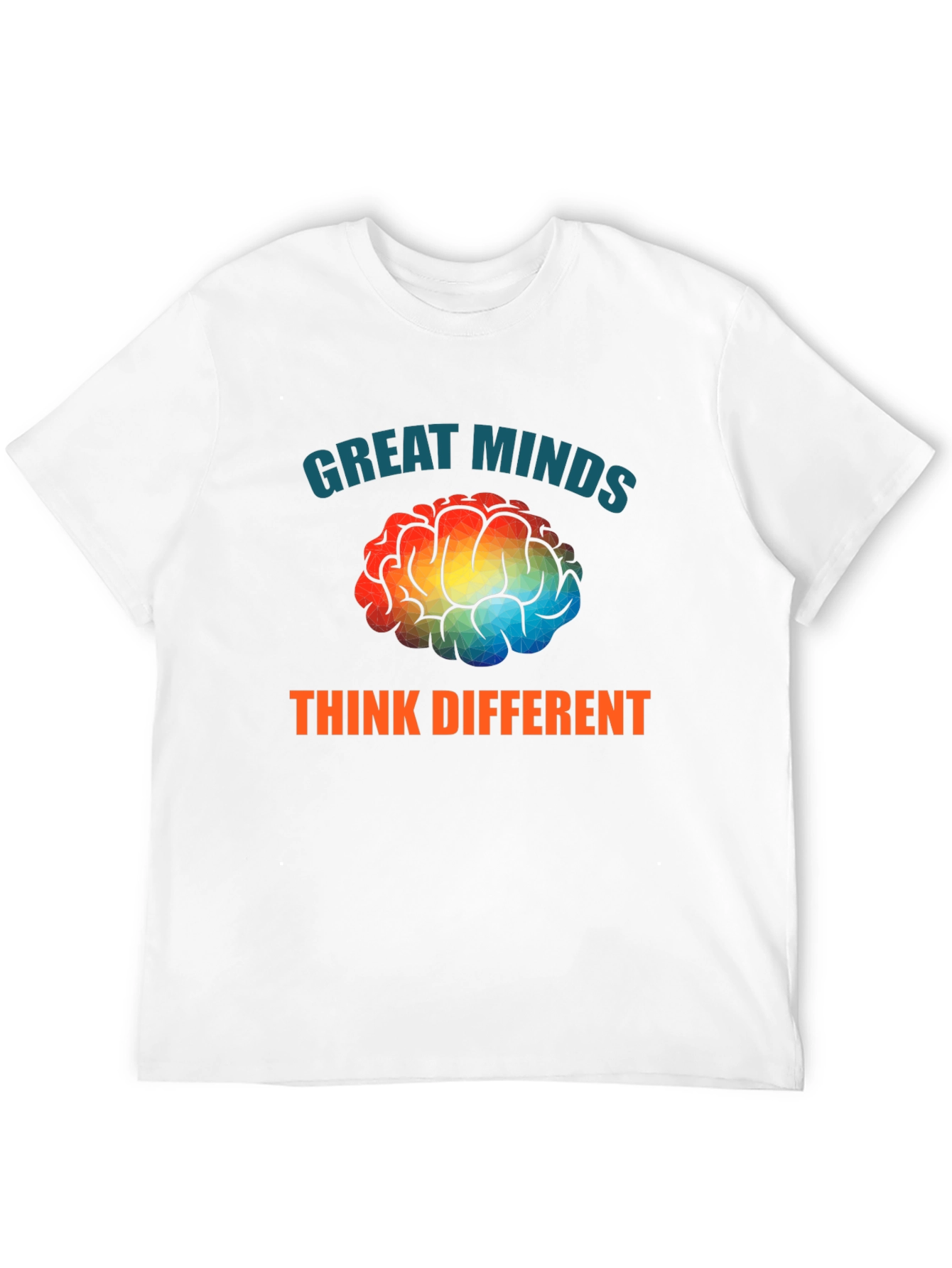 Black Great Minds Think Different Graphic T-Shirt view 12