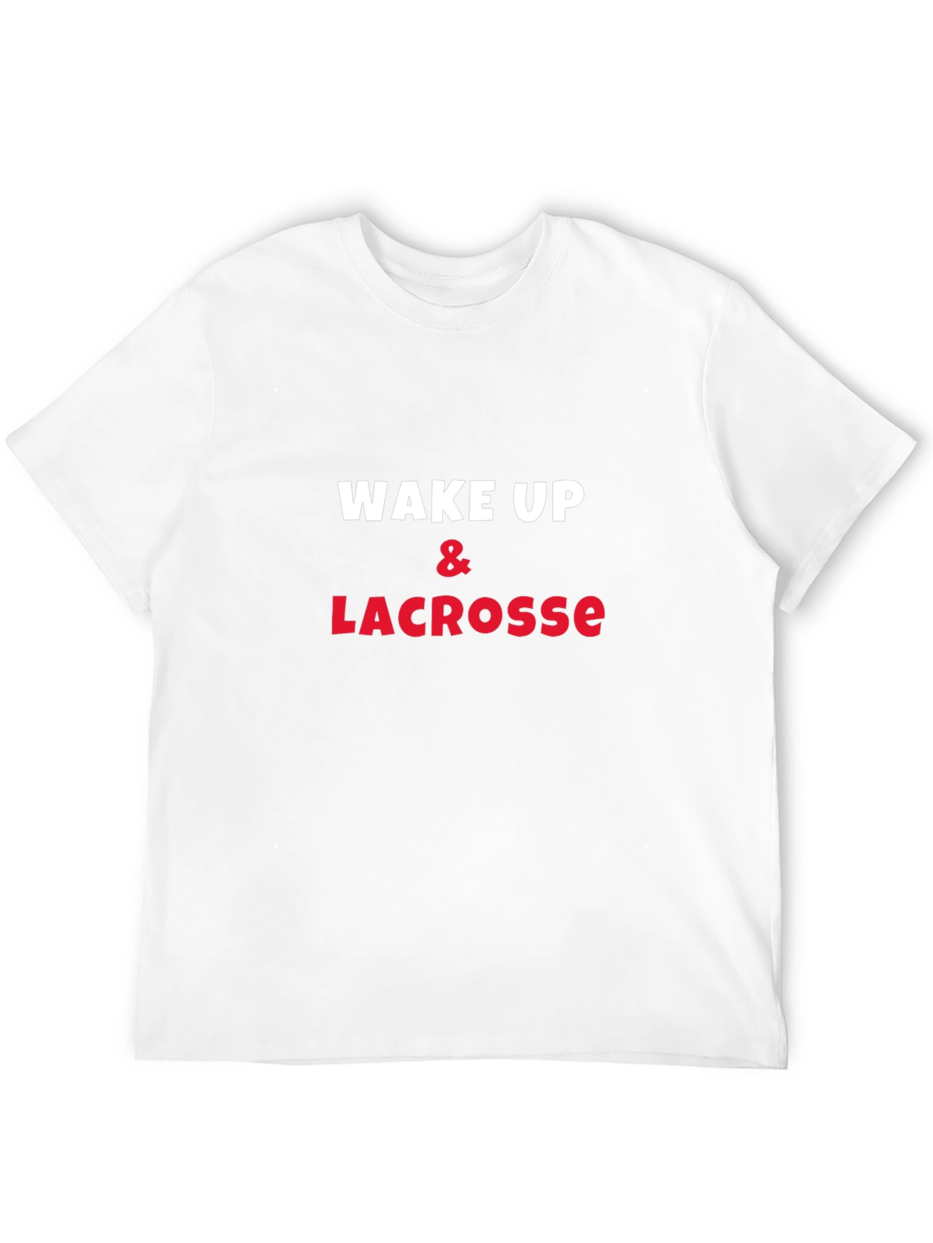 Black Wake Up & Lacrosse Graphic Tee - Soft Cotton view 12