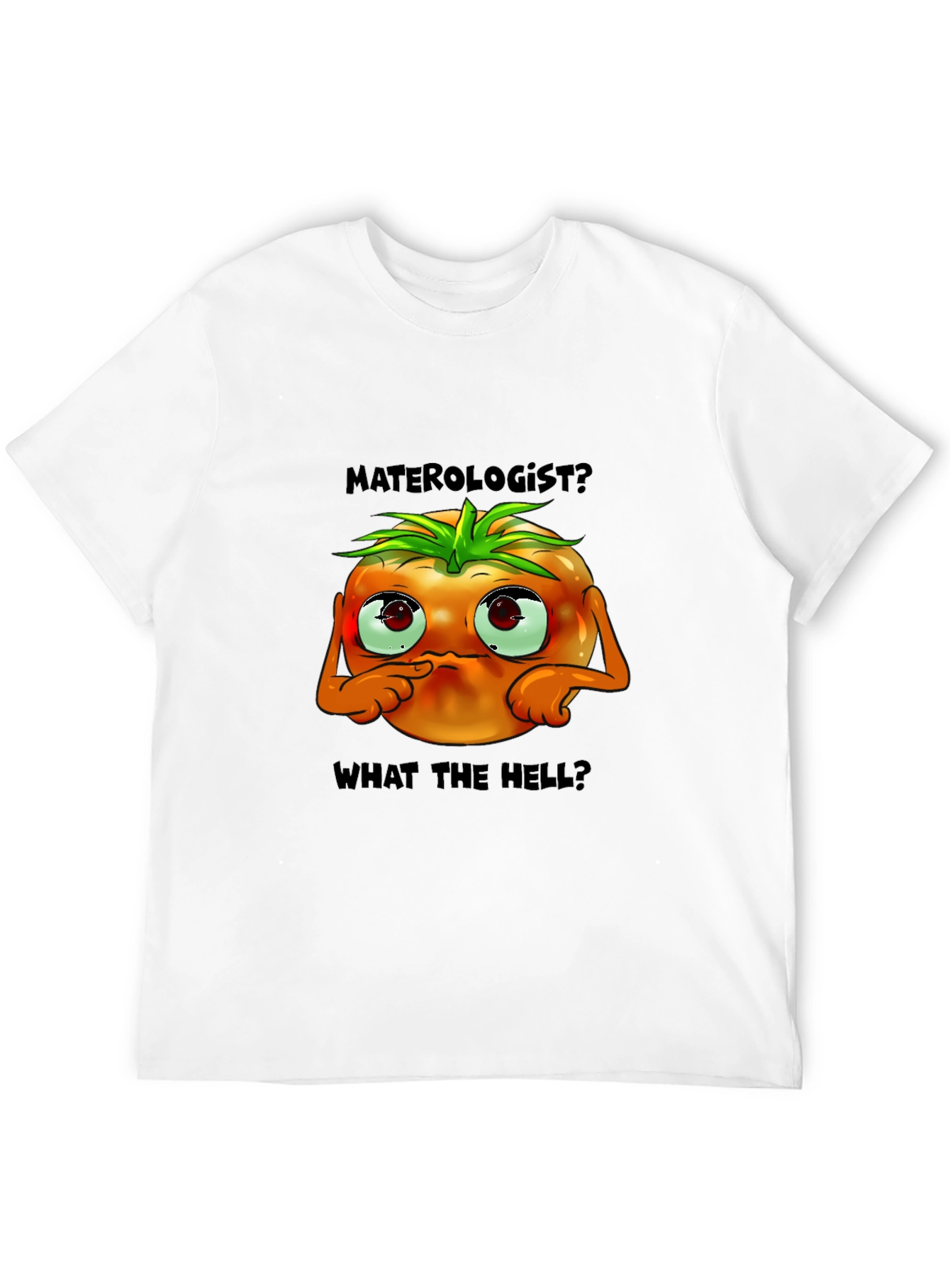 Black Materologist? Tomato Graphic T-Shirt view 12