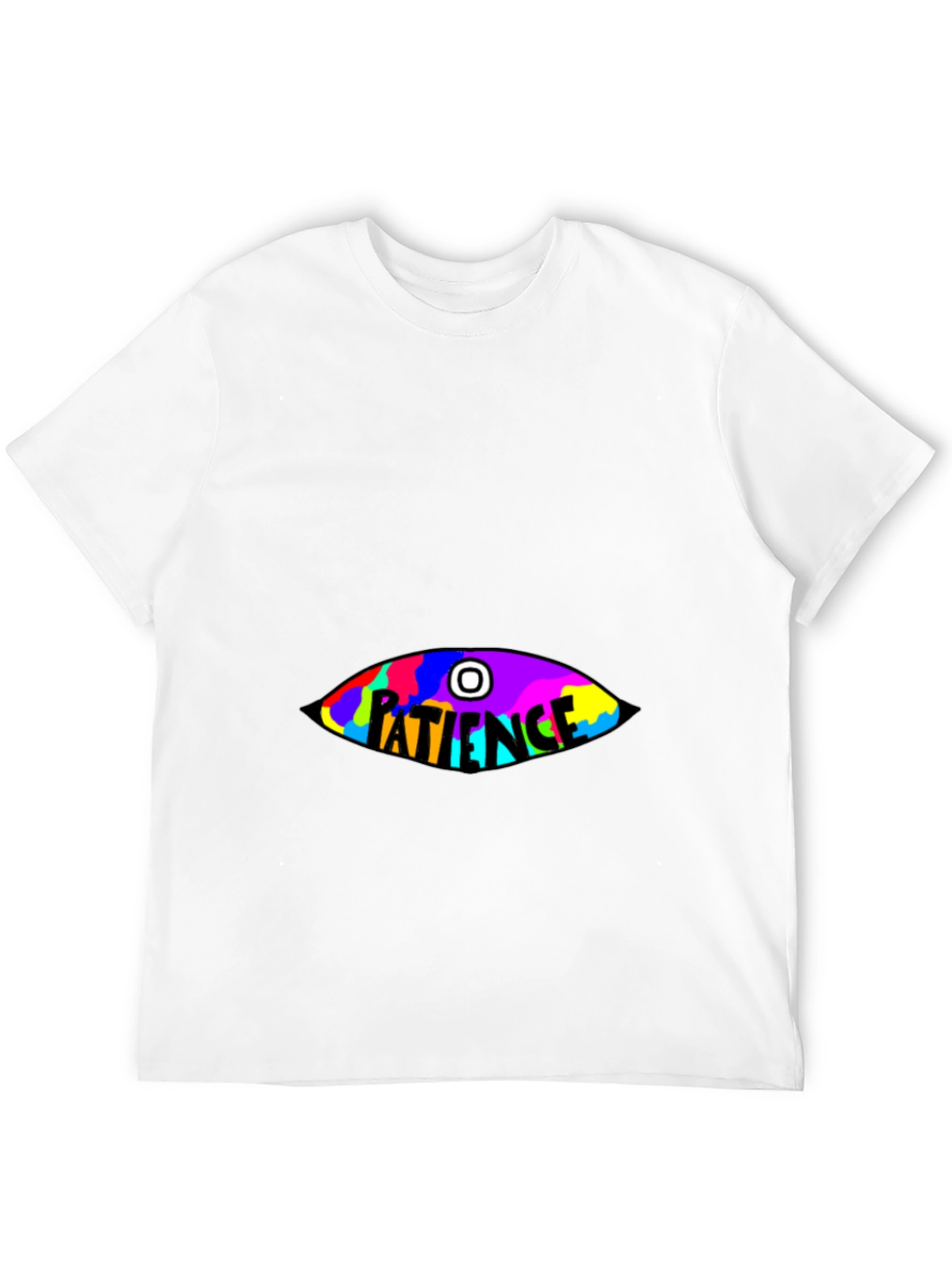 Black Patience Graphic Tee - Eye-Catching Design view 12