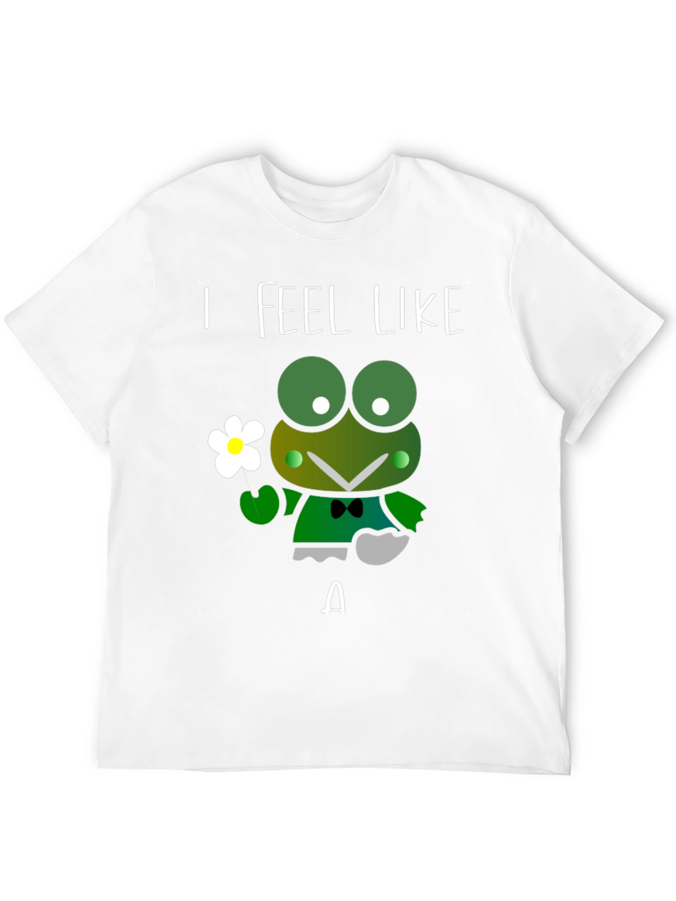 Black I Feel Like A Frog T-Shirt view 12