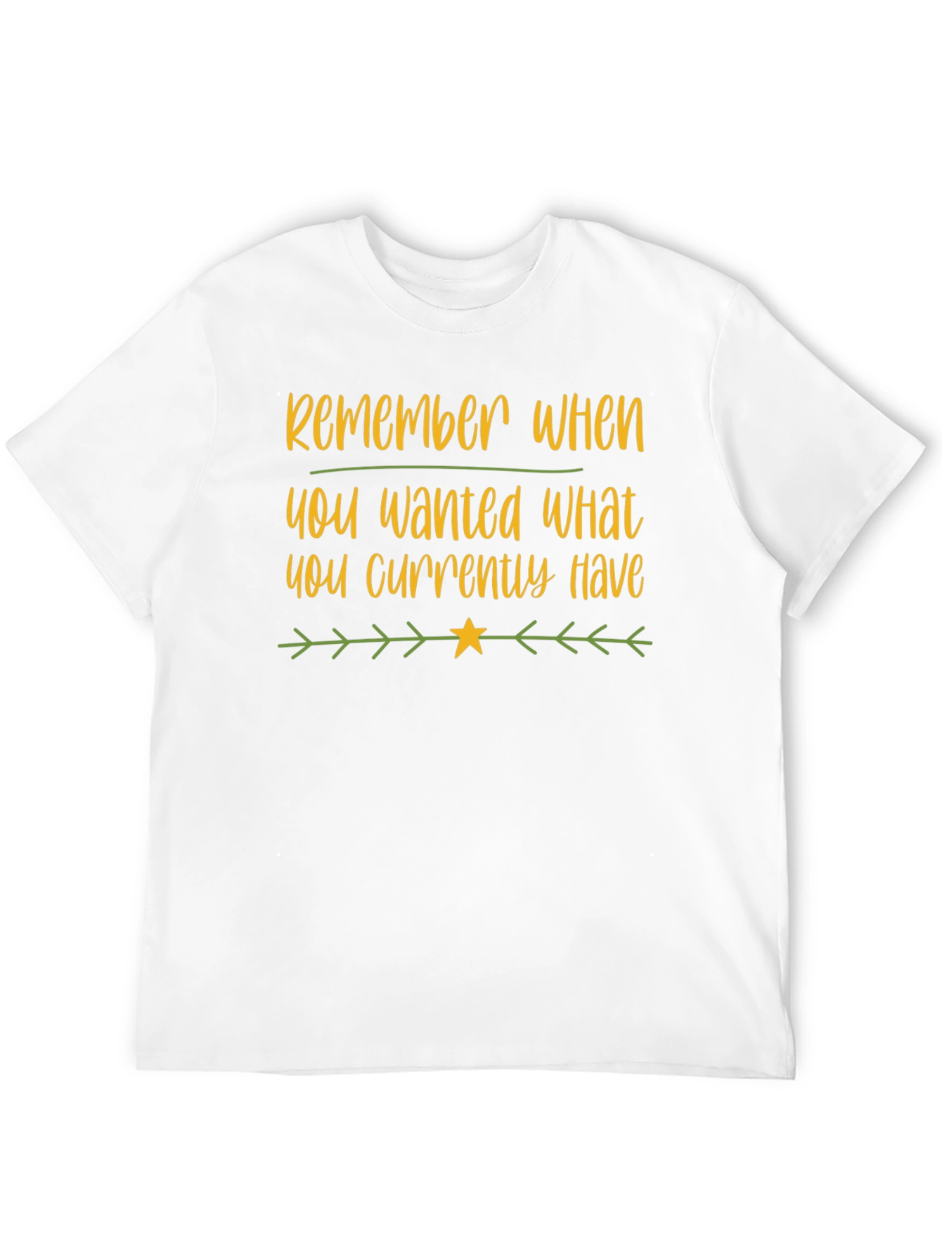 Black Motivational Black T-Shirt: Remember What You Wanted view 12