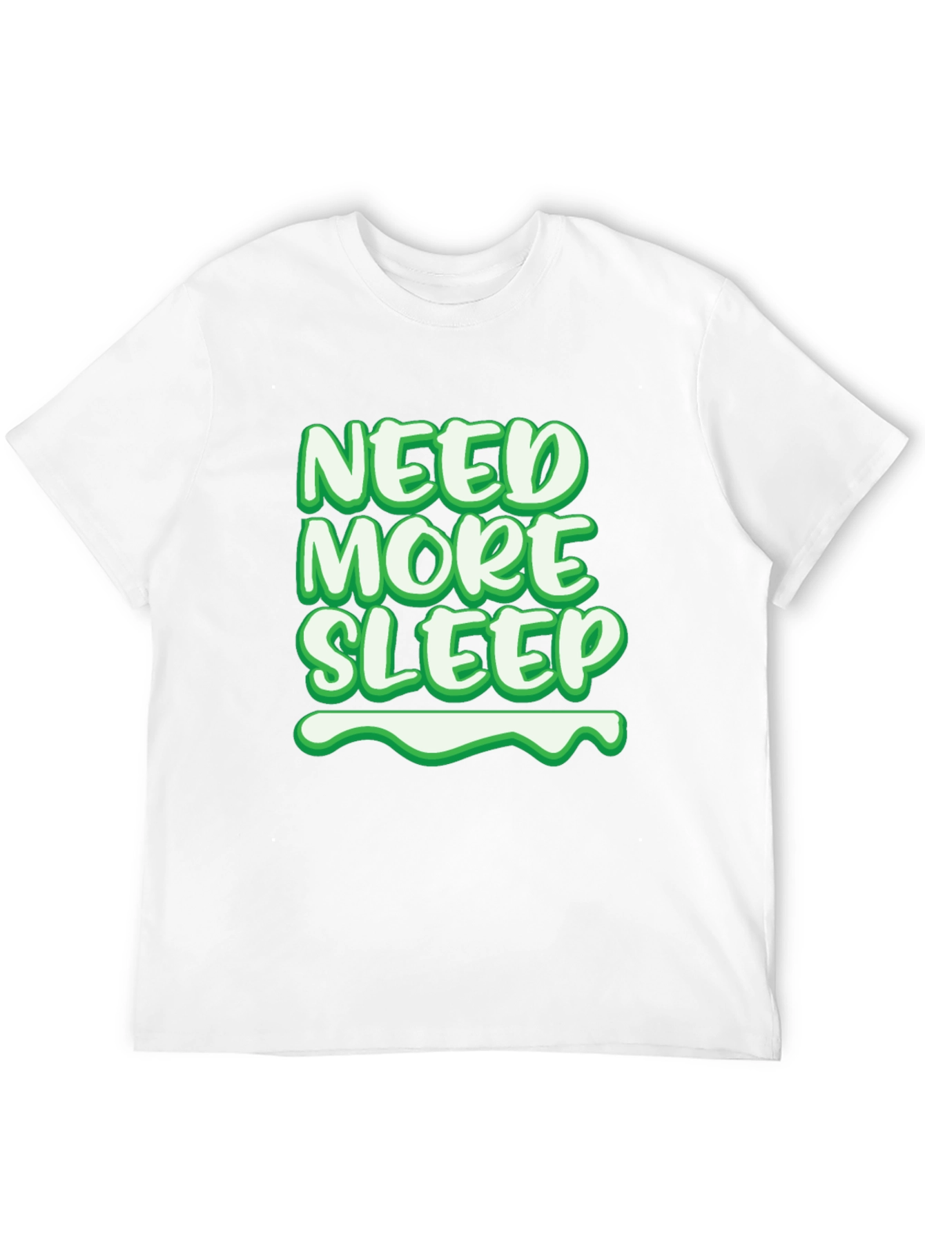 Black Need More Sleep Graphic Tee - Soft Cotton Blend view 12
