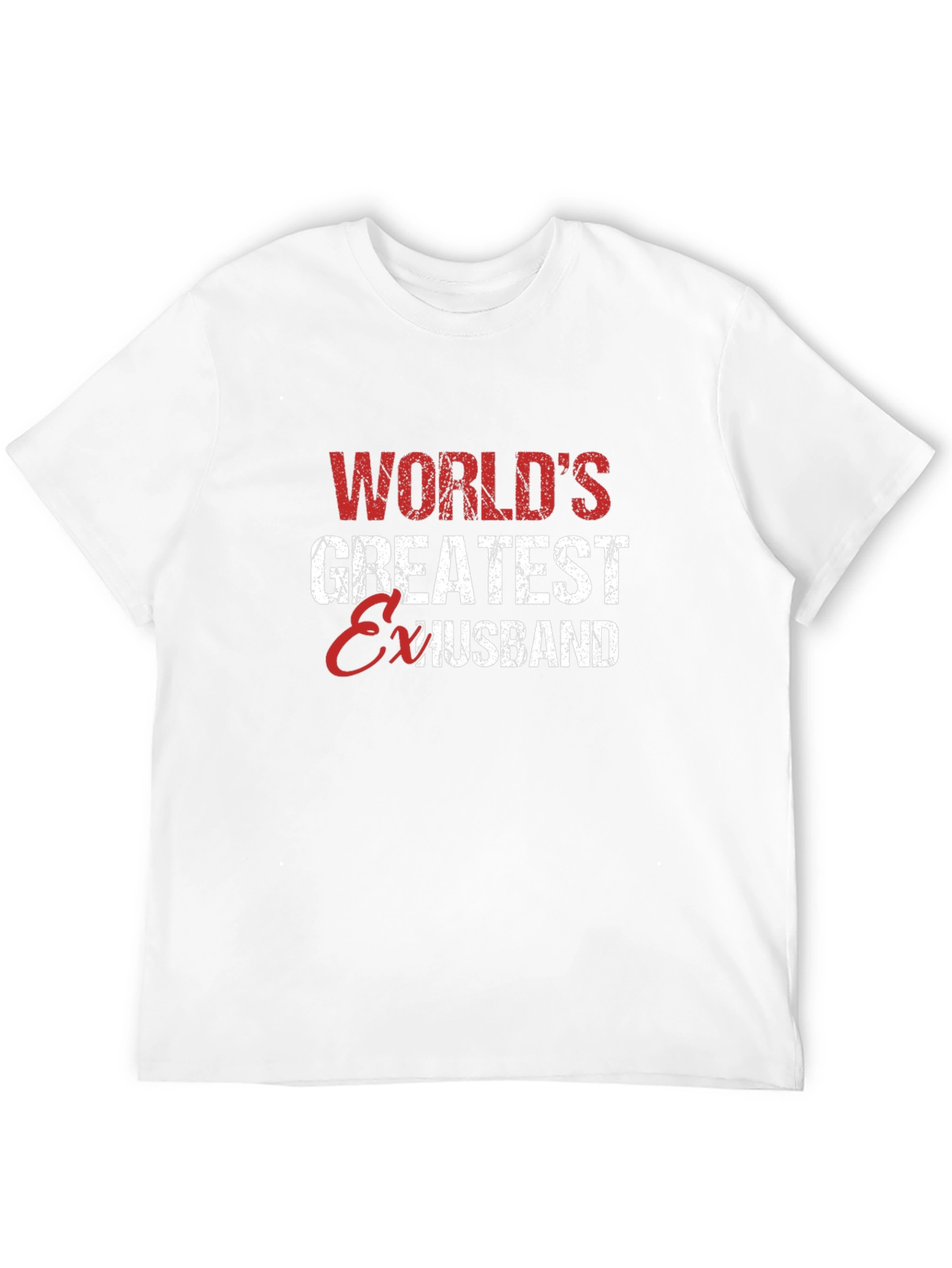 Black World's Greatest Ex Husband Funny T-Shirt view 12