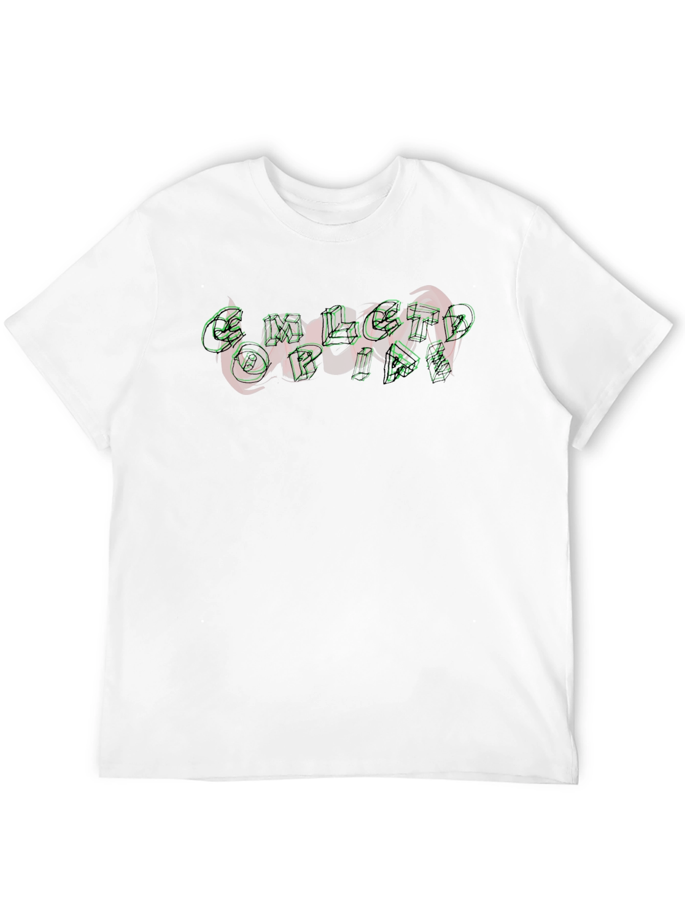 Black Unique Graphic Print Black T-Shirt view 12