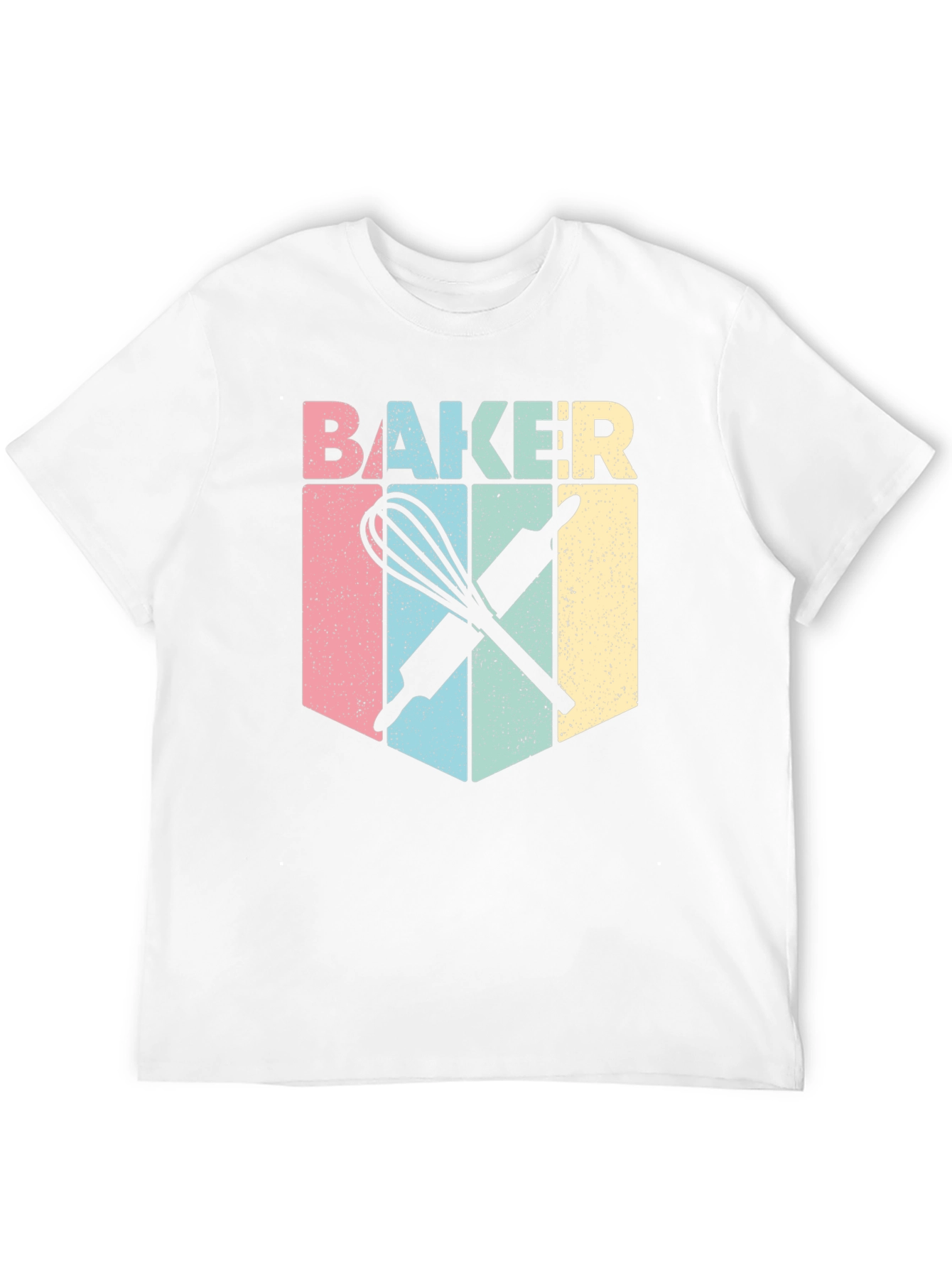 Black Baker T-Shirt - Retro Baking Design Tee view 12
