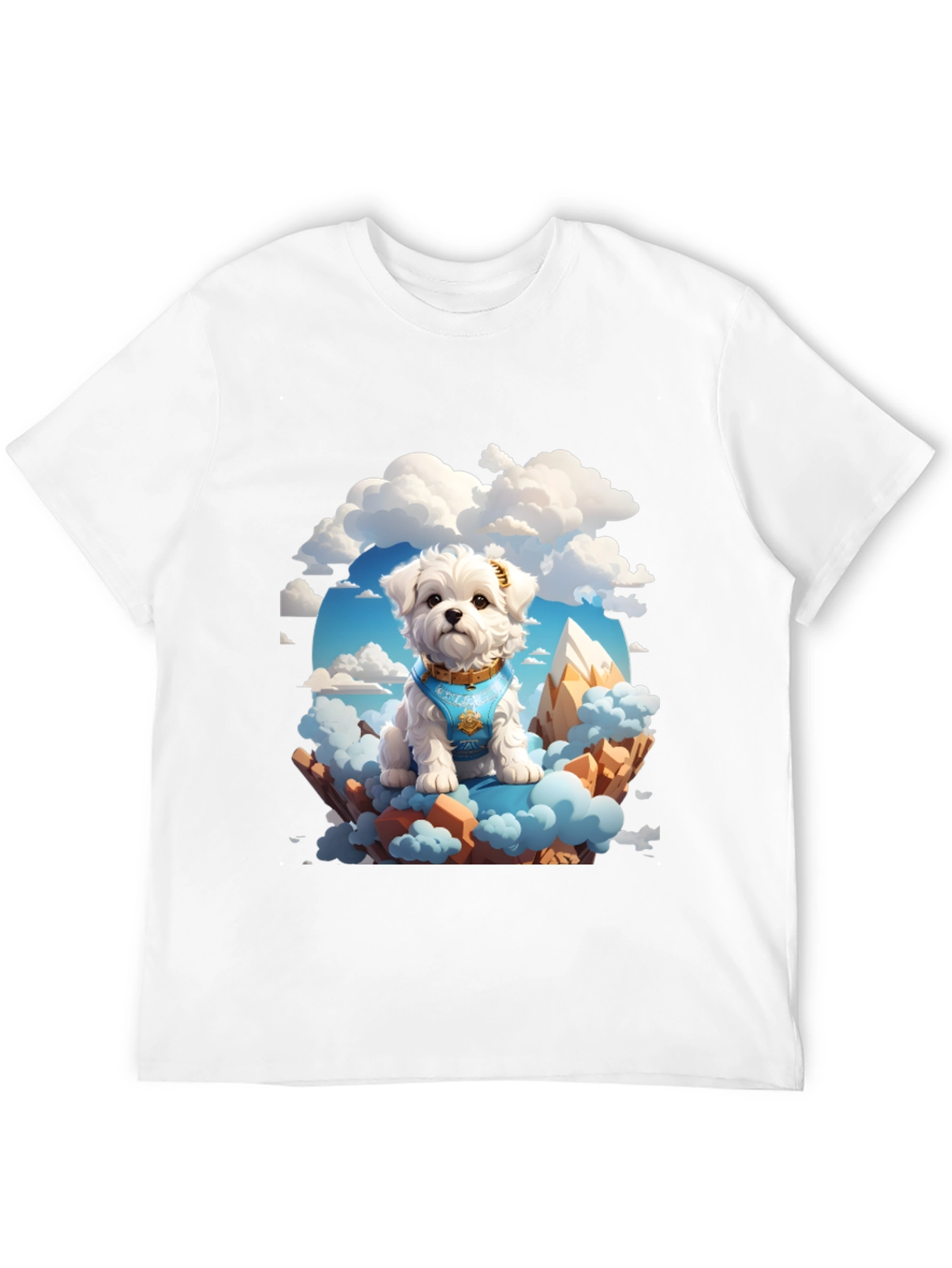Black Dog in the Clouds T-Shirt view 12