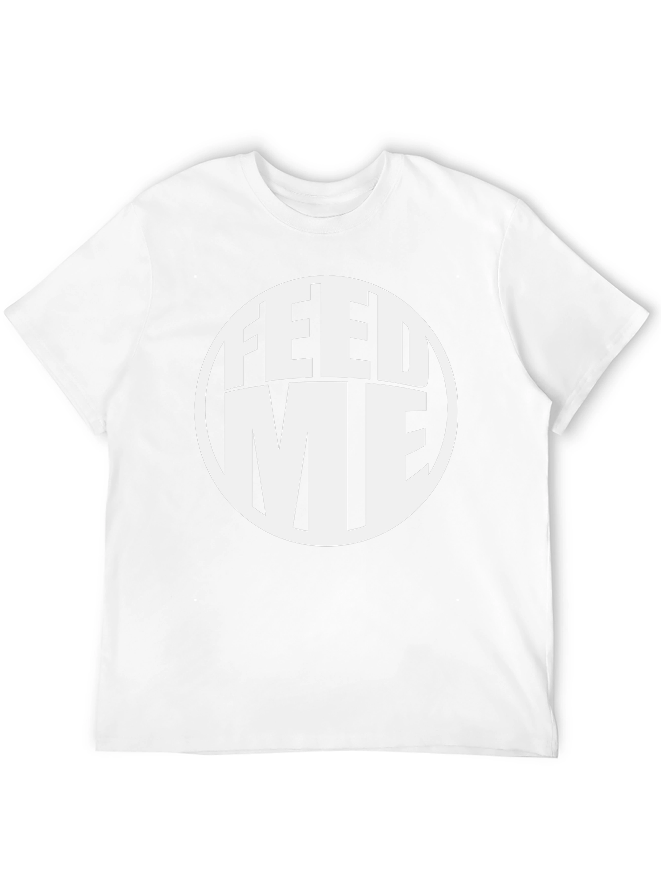 Black Feed Me Graphic Tee - Black Casual T-Shirt view 12