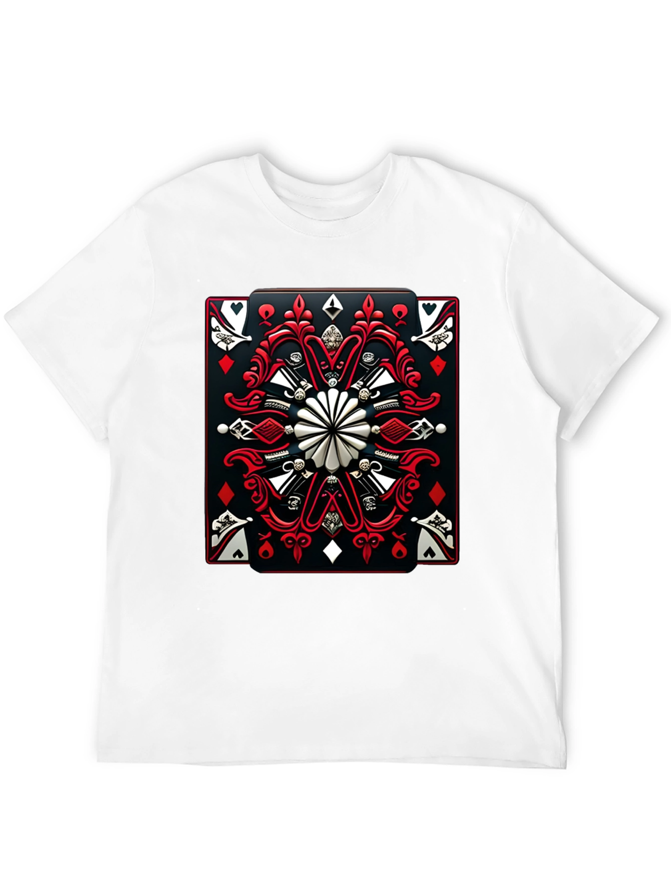 Black Playing Card Graphic T-Shirt - Black view 12
