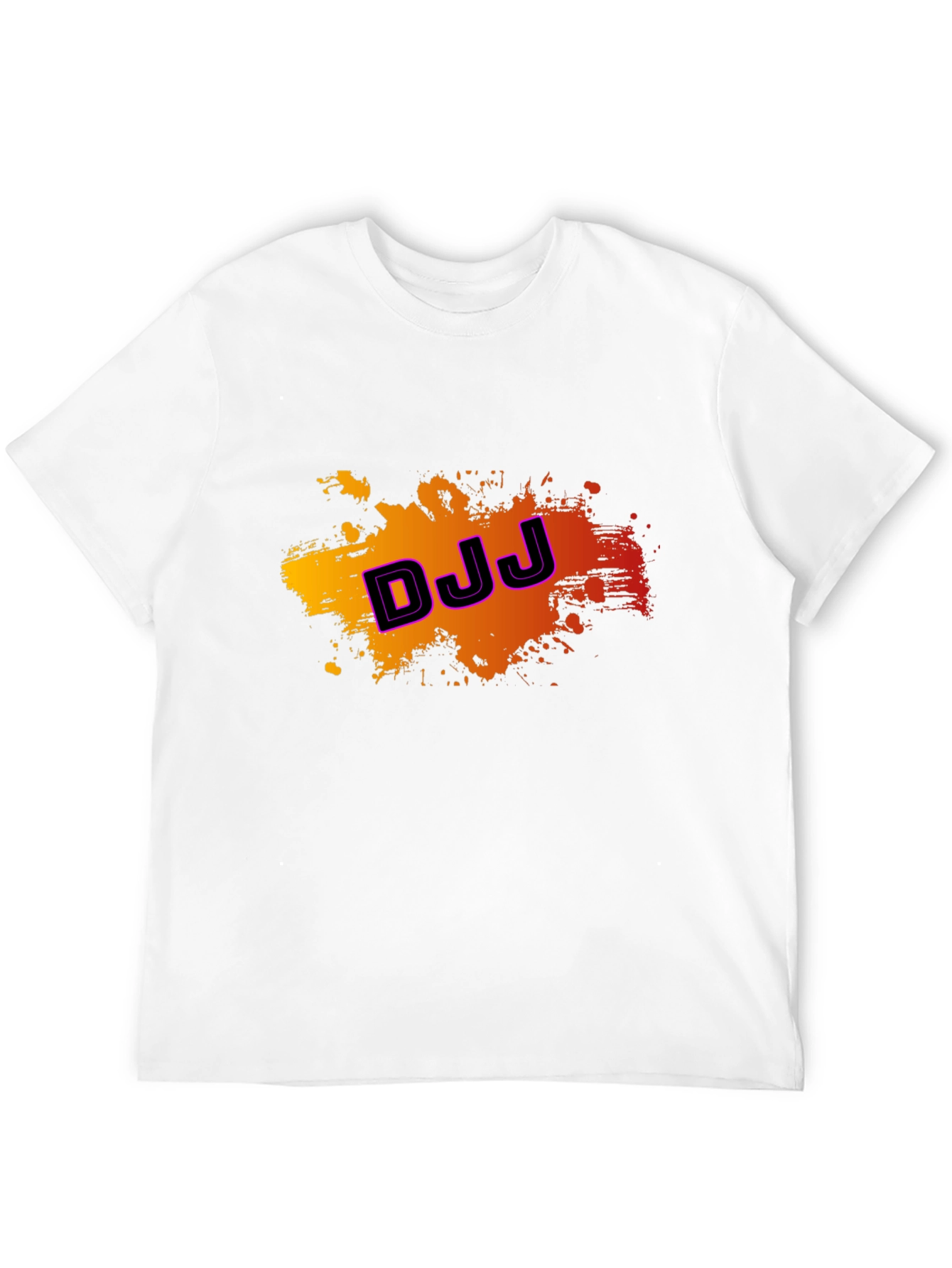 Black DJJ Graphic Print Black Tee view 12