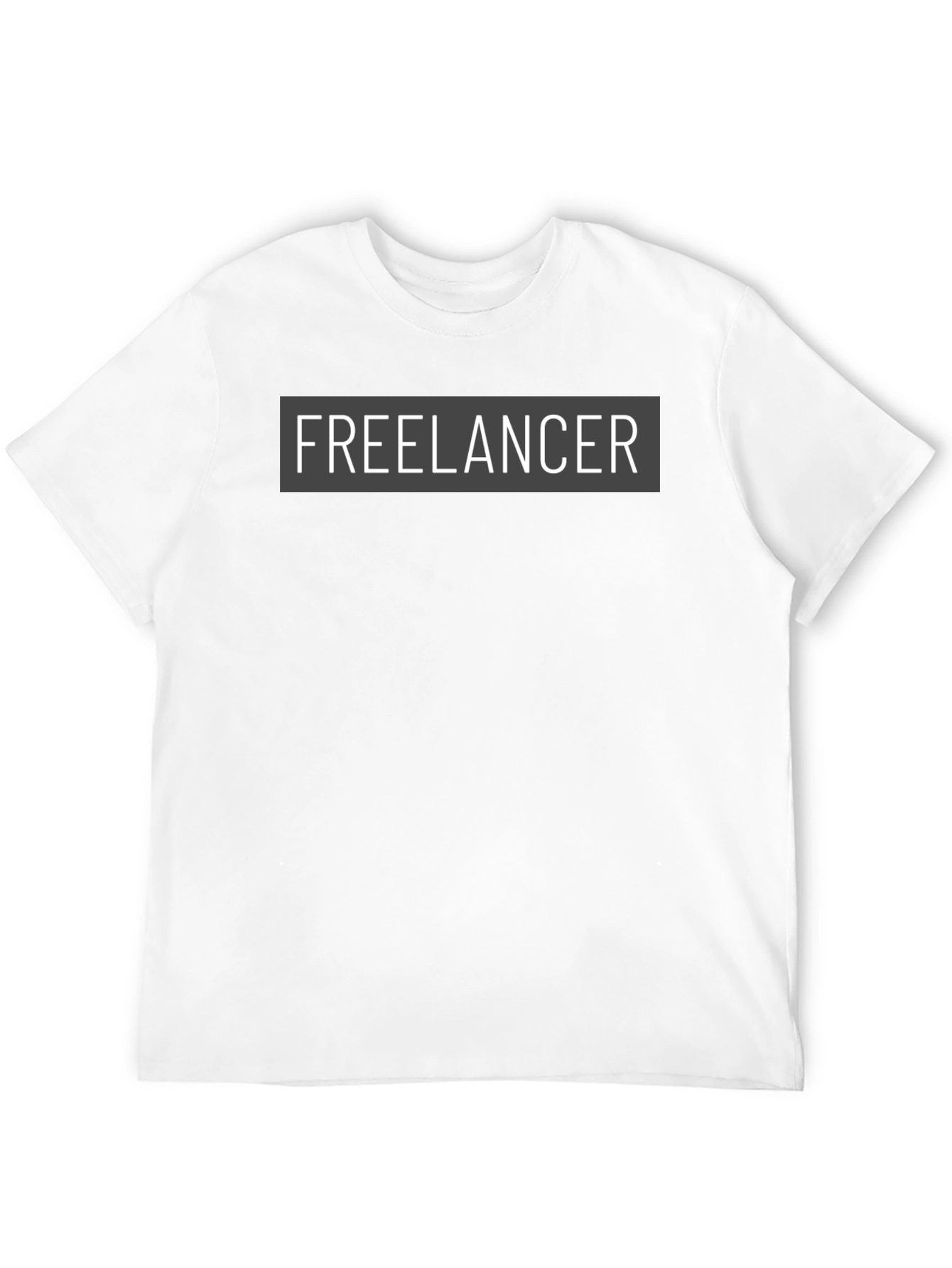 Black Freelancer Graphic Tee - Soft Cotton Black Shirt view 12