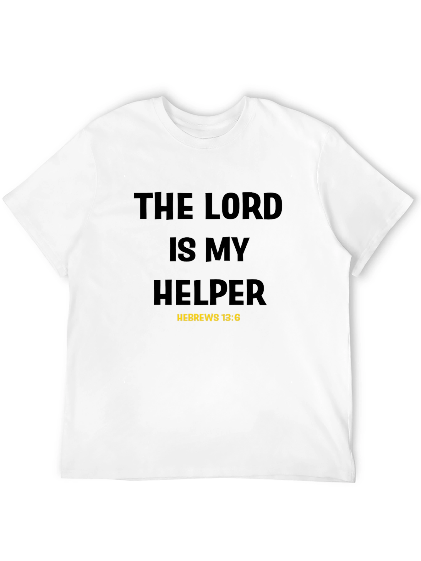 Black The Lord is My Helper T-Shirt view 12