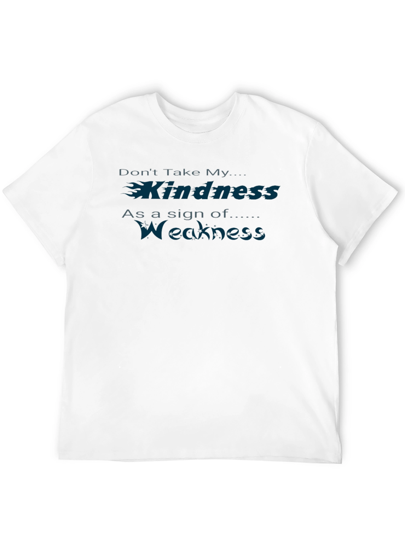 Black Kindness is Not Weakness Graphic Tee view 12