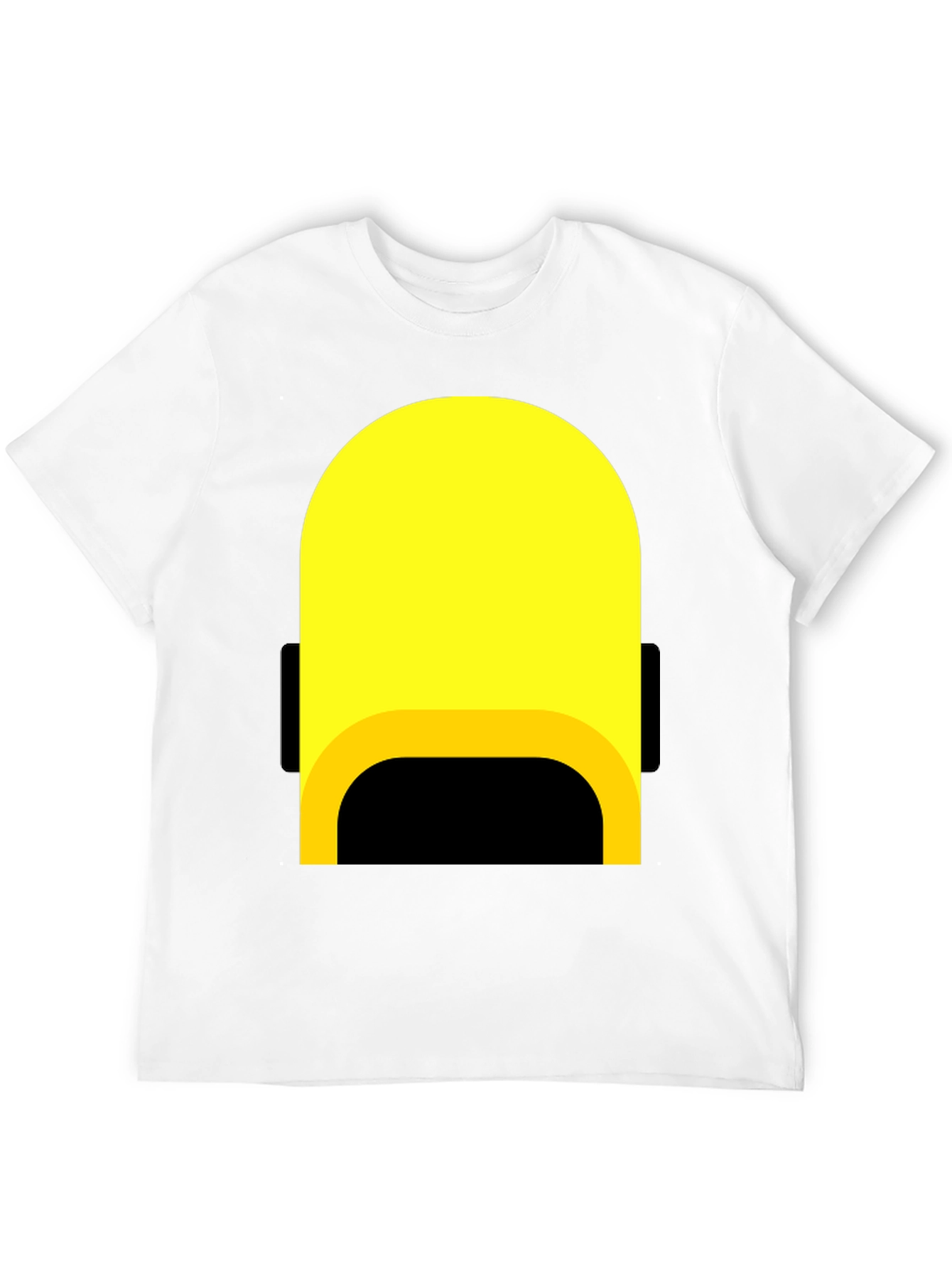 Black Minimalist Character Graphic T-Shirt view 12