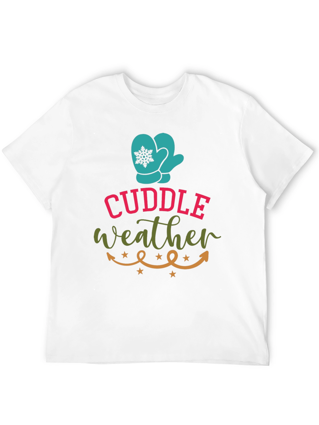 Black Cuddle Weather T-Shirt Winter Fun view 12