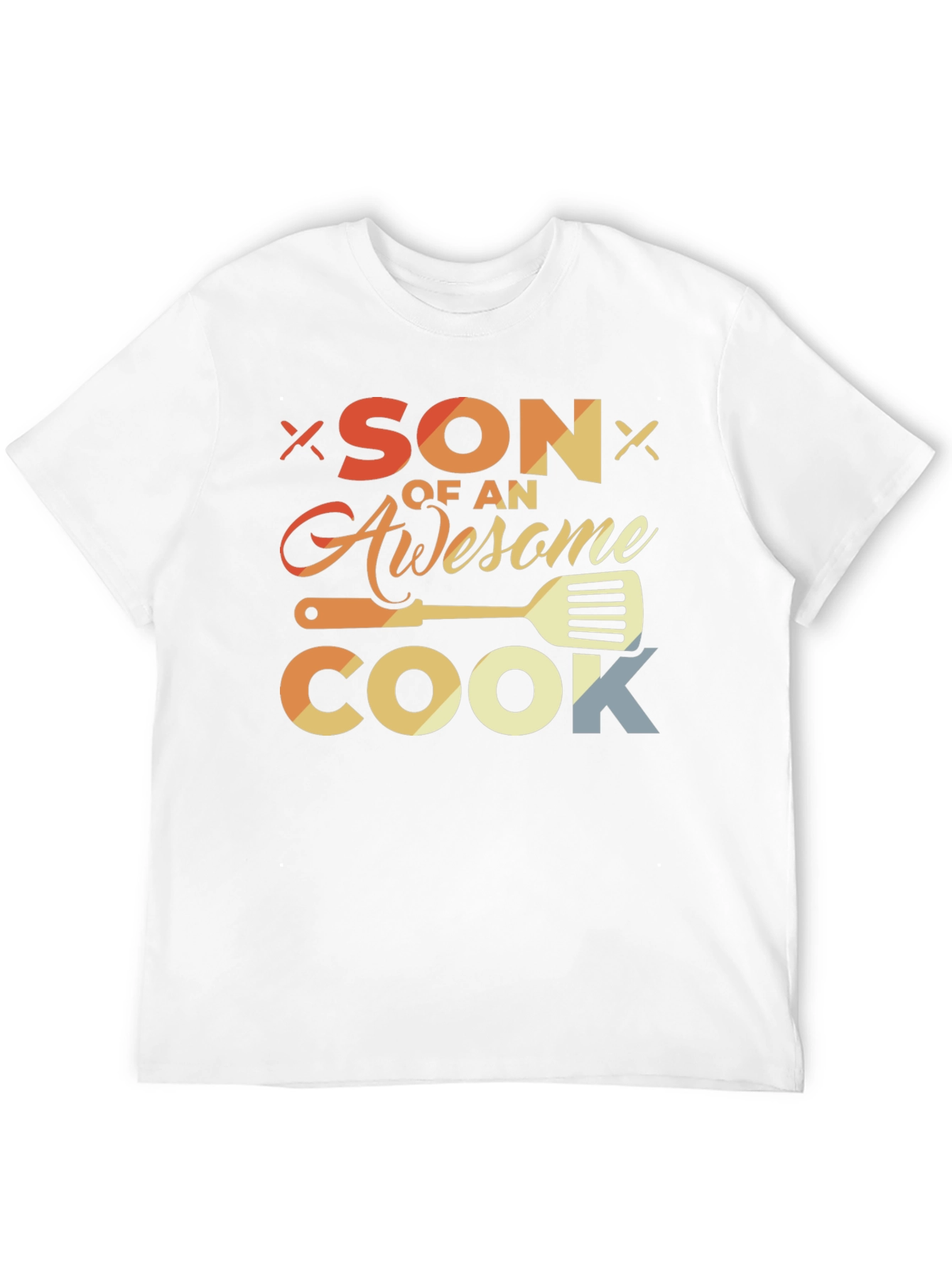Black Son of an Awesome Cook Black T-Shirt view 12