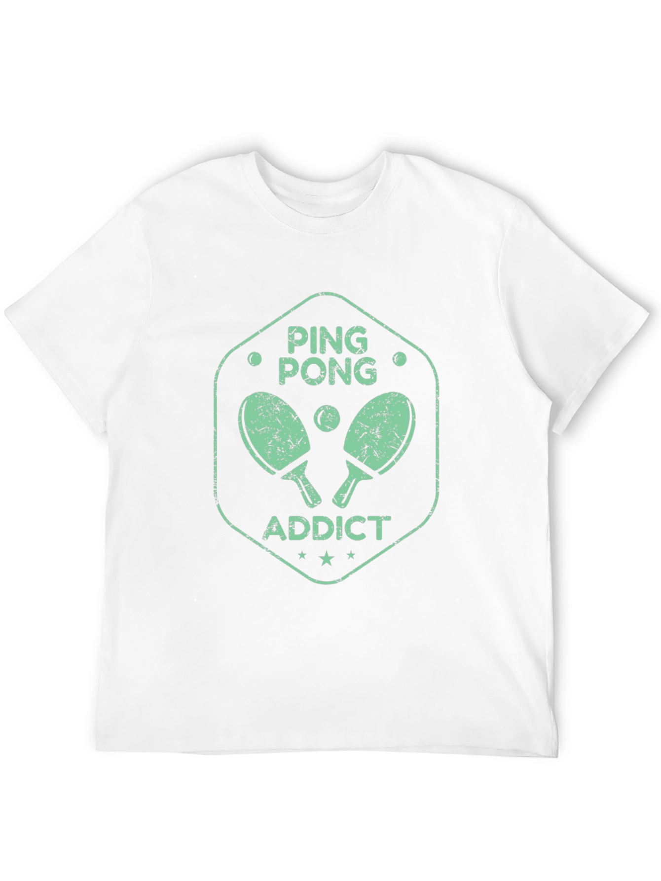 Black Ping Pong Addict Graphic T-Shirt view 12