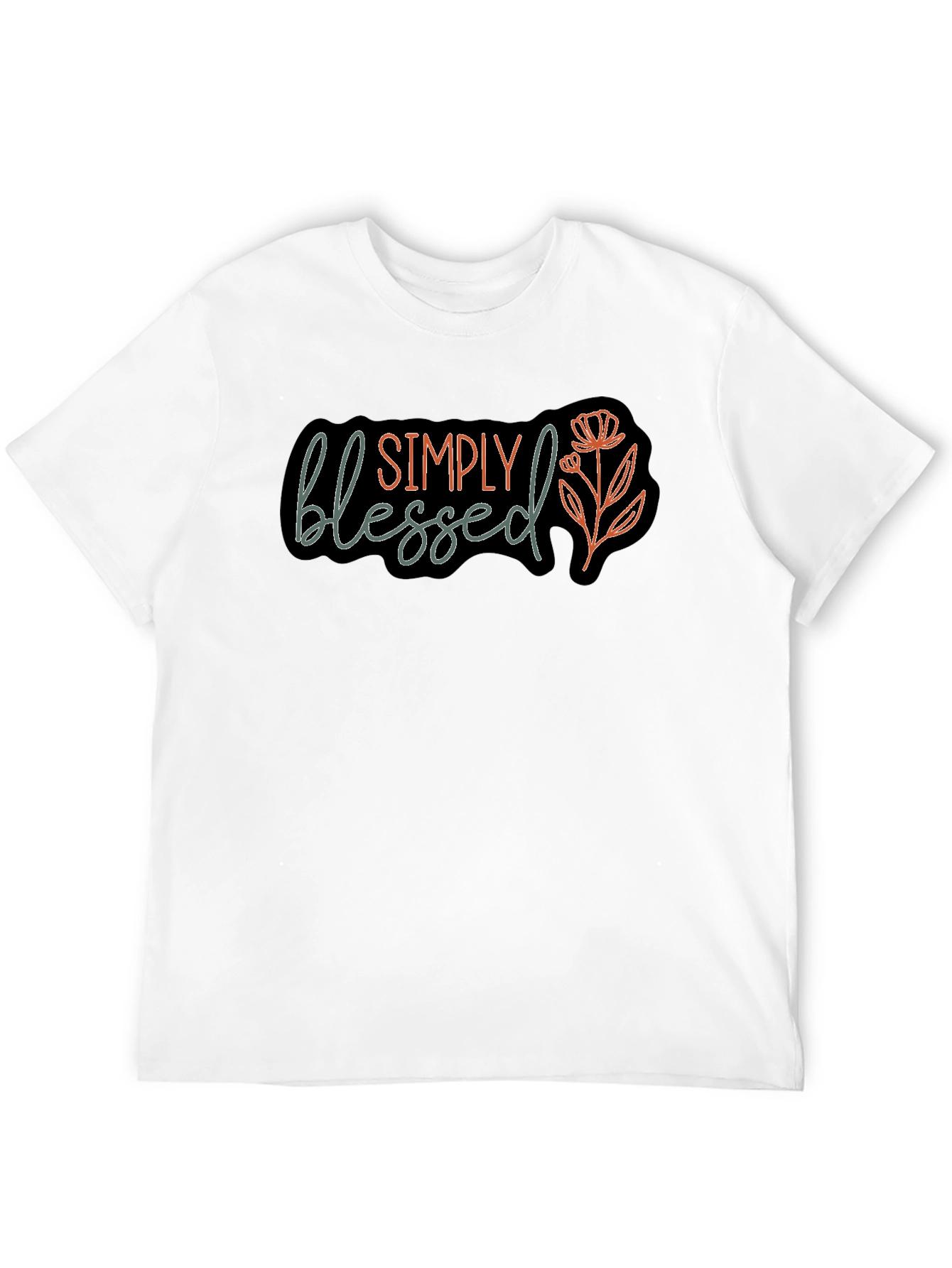 Black Simply Blessed Graphic Tee view 12