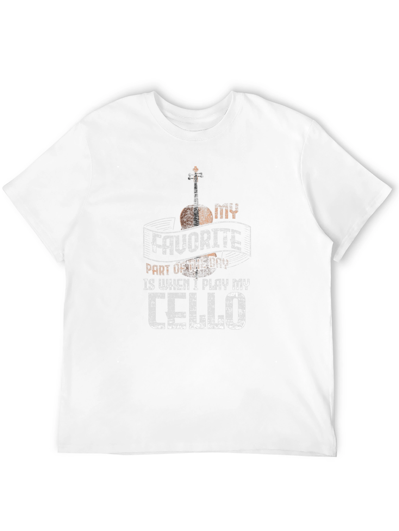 Cello Lover T-Shirt - My Favorite Part is When I Play My Cello - 12
