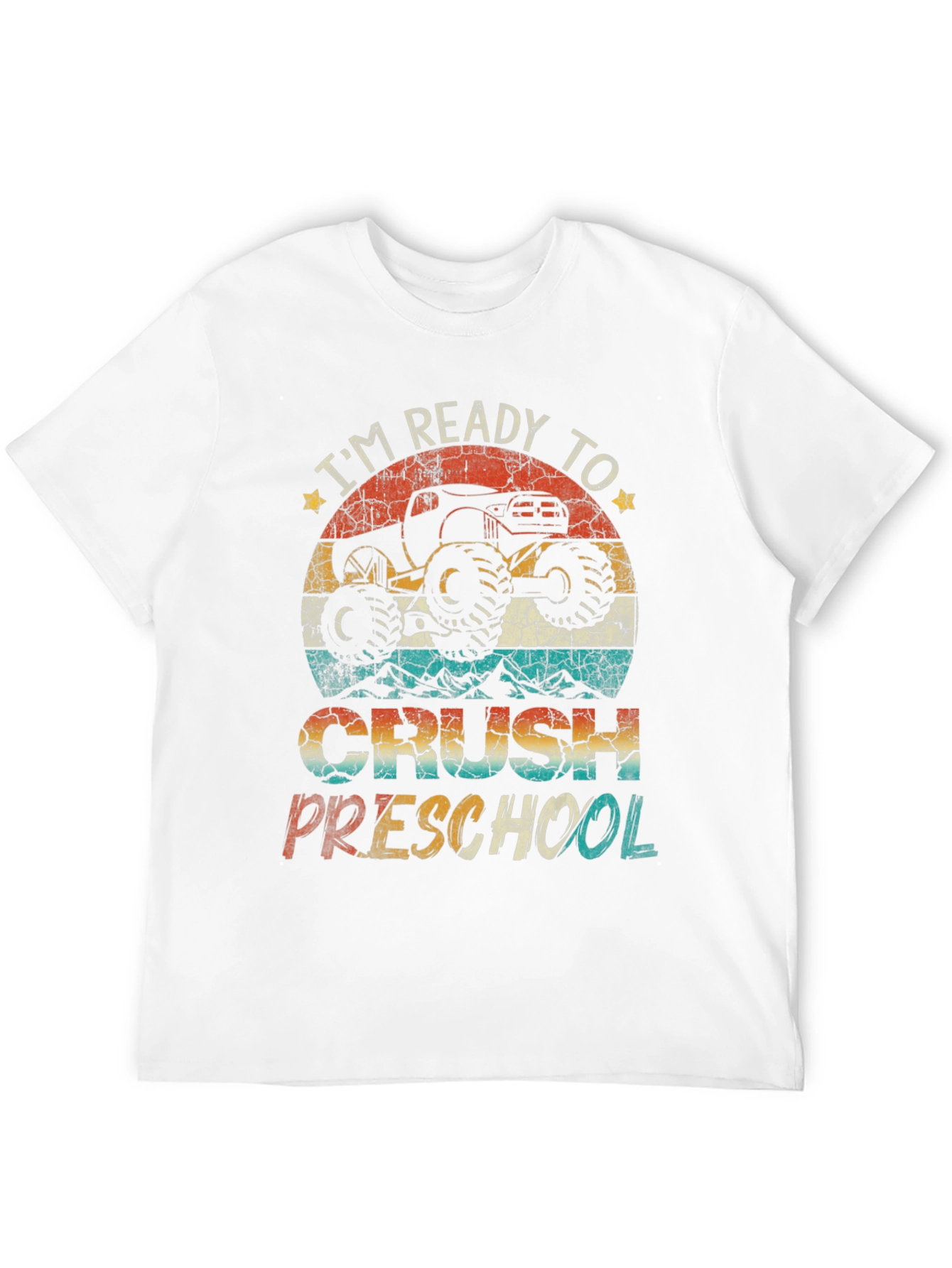 Black Ready to Crush Preschool Monster Truck Tee view 12