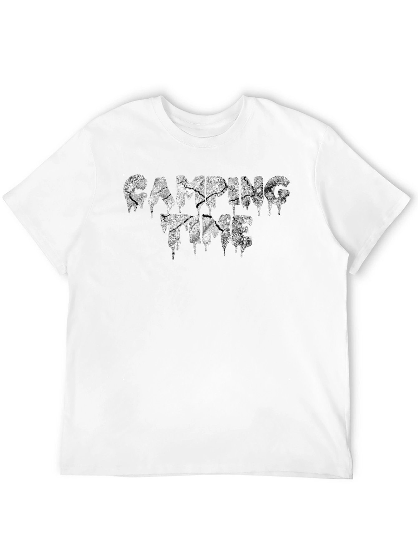 Black Camping Time Graphic Tee - Black view 12