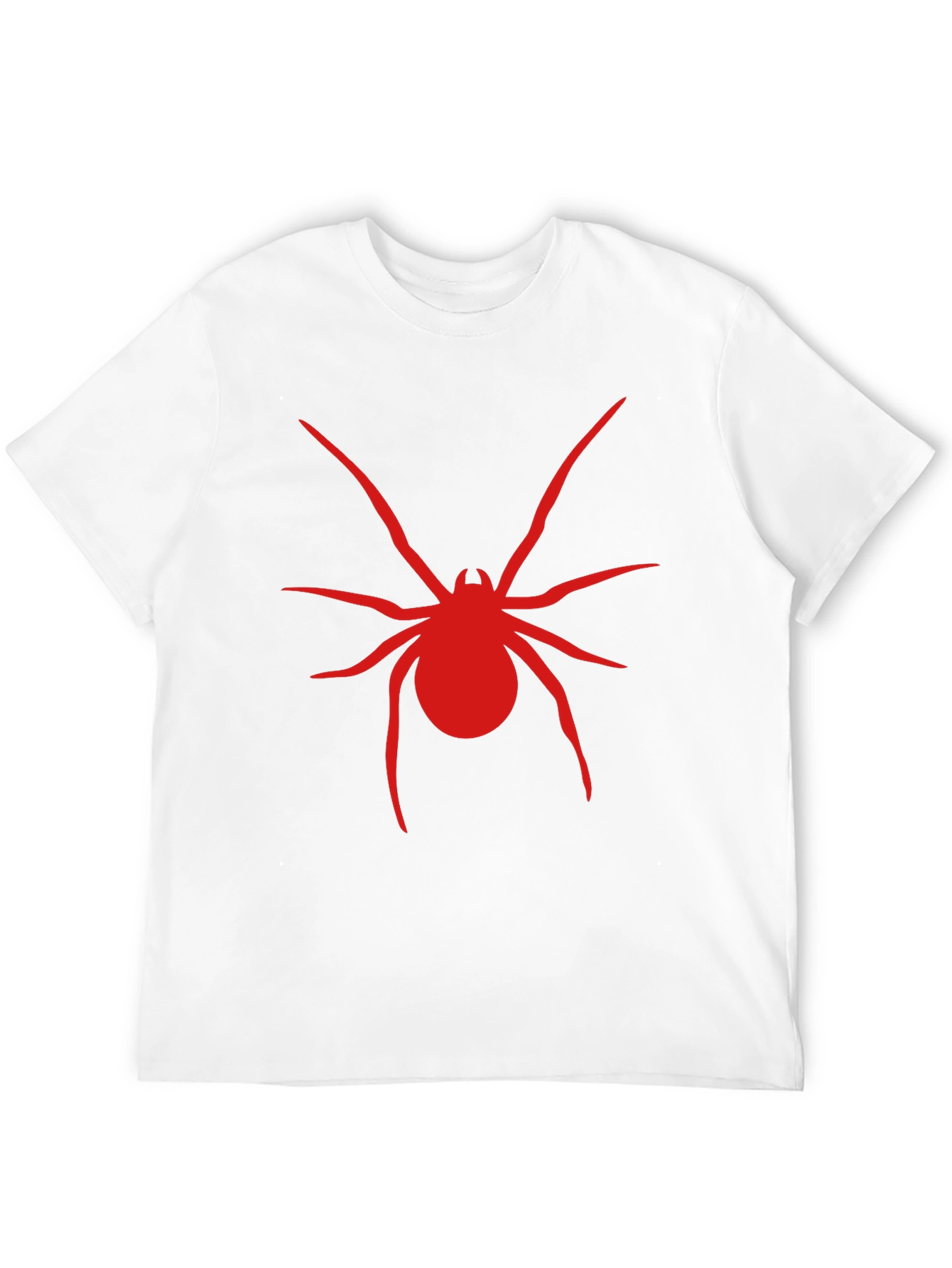 Red Spider Graphic Black T-Shirt - 12