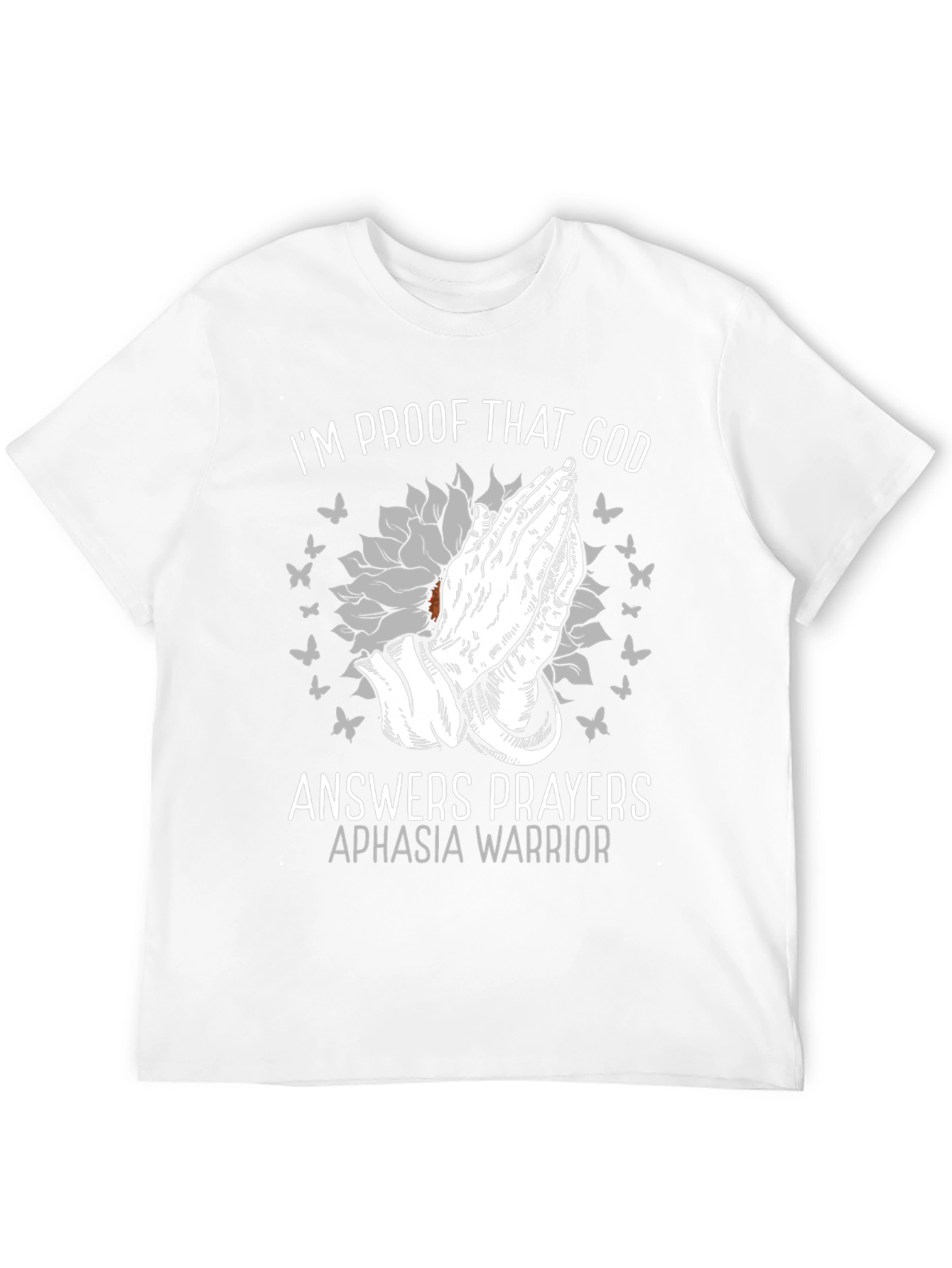 Black Proof That God Answers Prayers T-Shirt view 12