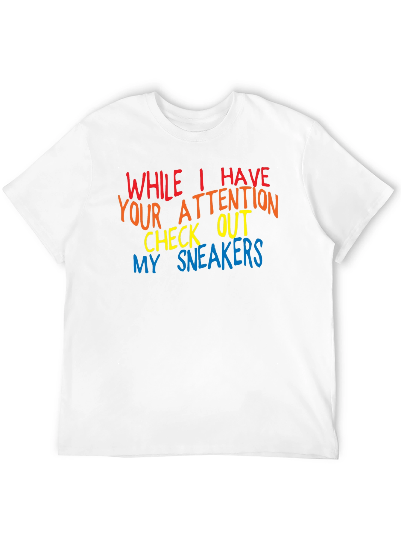 Black Attention Grabbing Sneaker Tee view 12