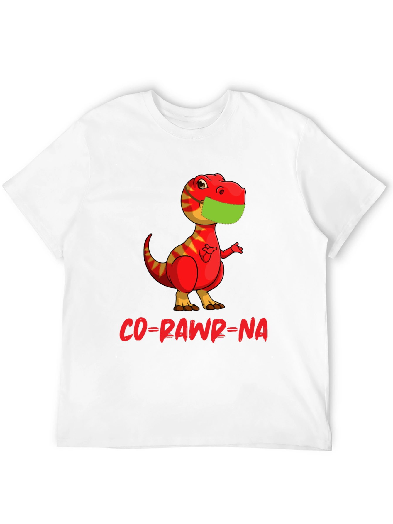 Black Co-Rawr-Na Dinosaur Graphic T-Shirt view 12