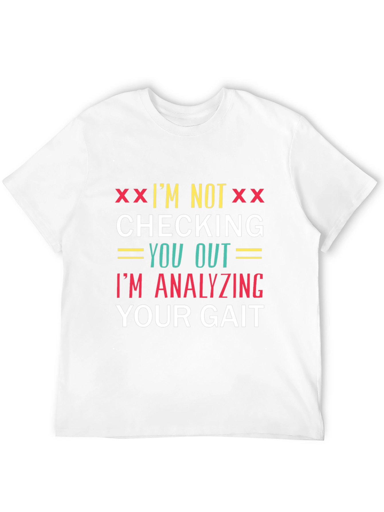 Black Analyzing Your Gait Novelty Graphic Tee - Black view 12