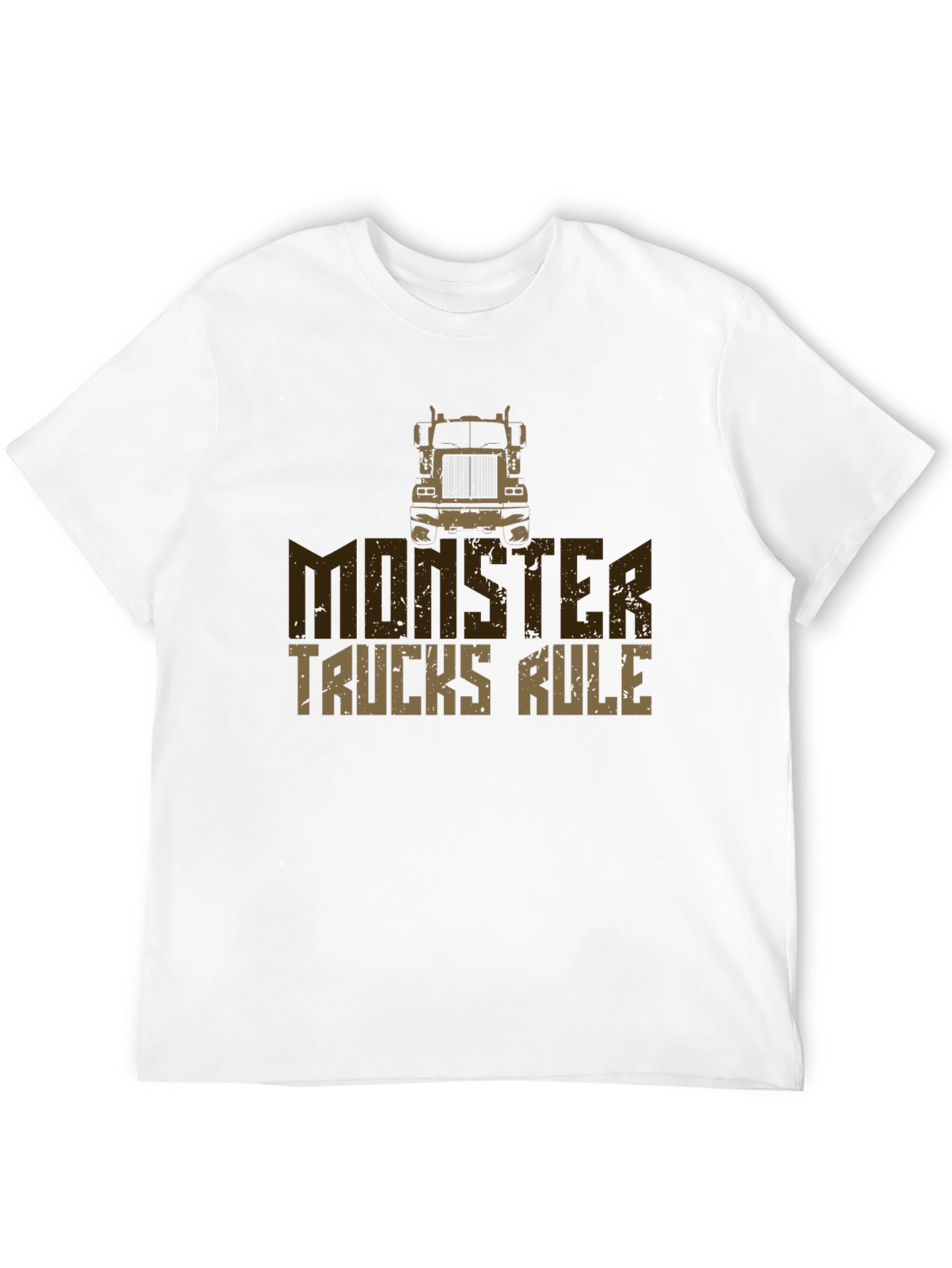 Black Monster Trucks Rule T-Shirt view 12