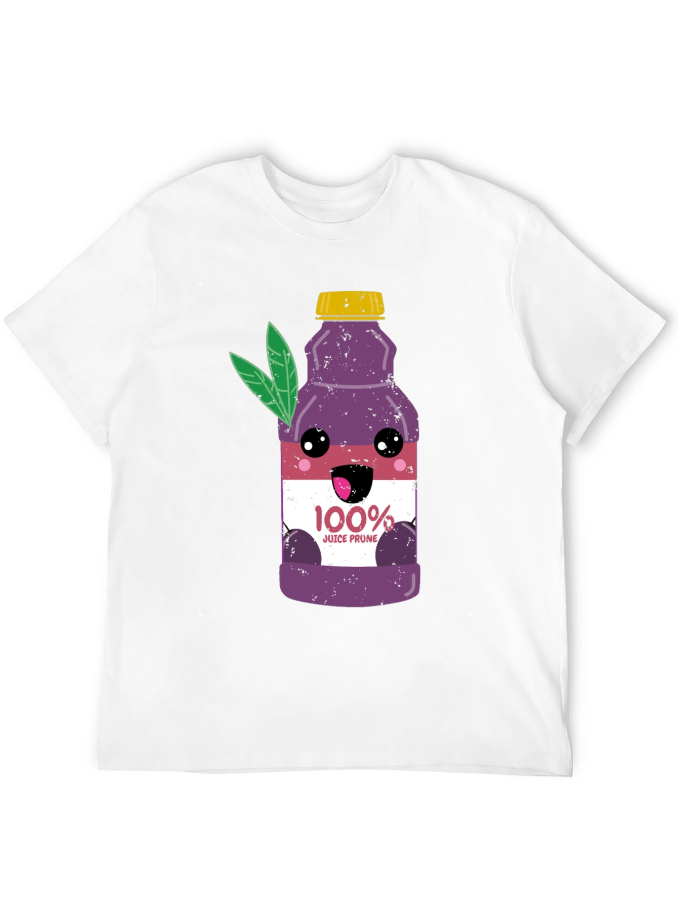 Black Prune Juice Graphic Tee - Funny Cartoon Shirt view 12