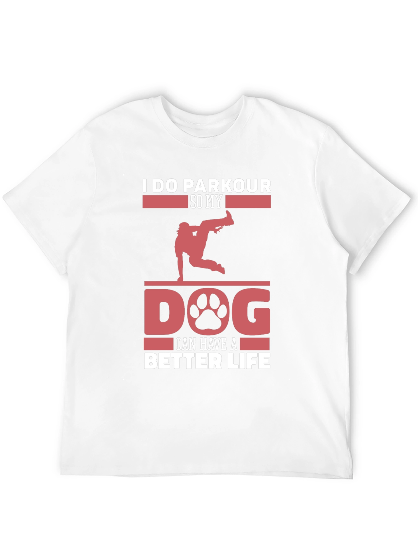 Black Parkour Dog Lover T-Shirt - Better Life Tee view 12