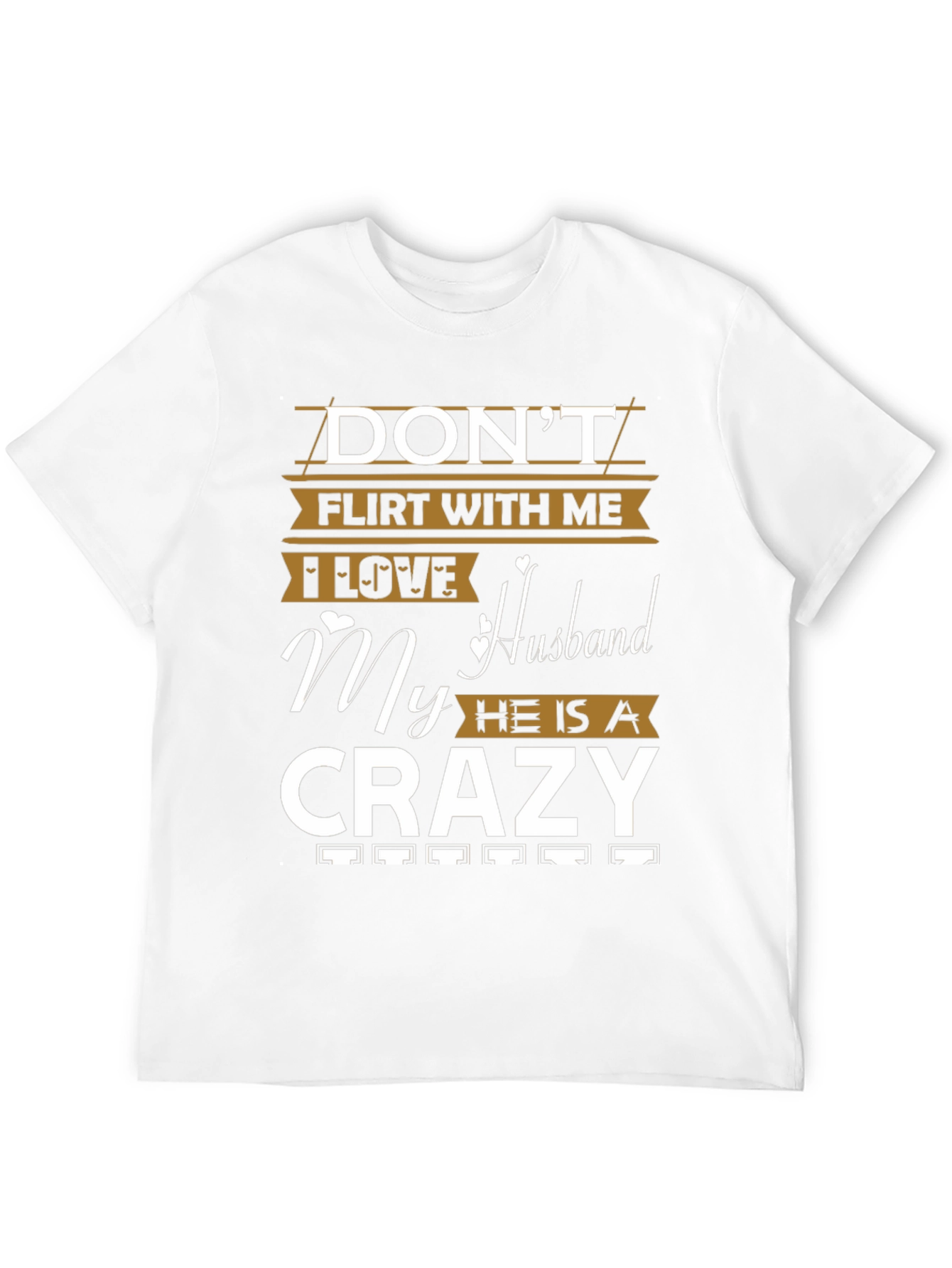 Black Don't Flirt With Me T-Shirt view 12